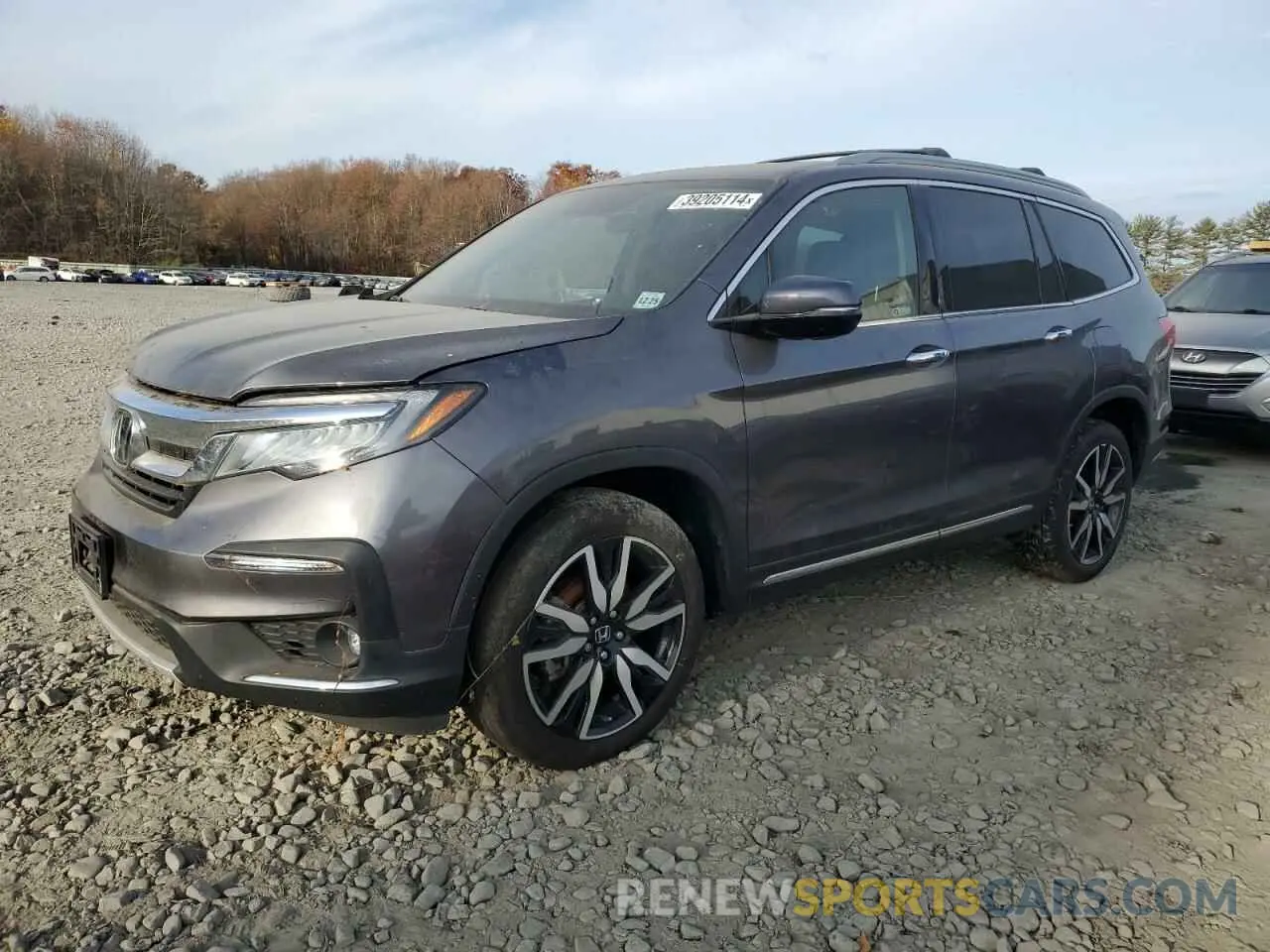 1 Photograph of a damaged car 5FNYF6H04MB035043 HONDA PILOT 2021
