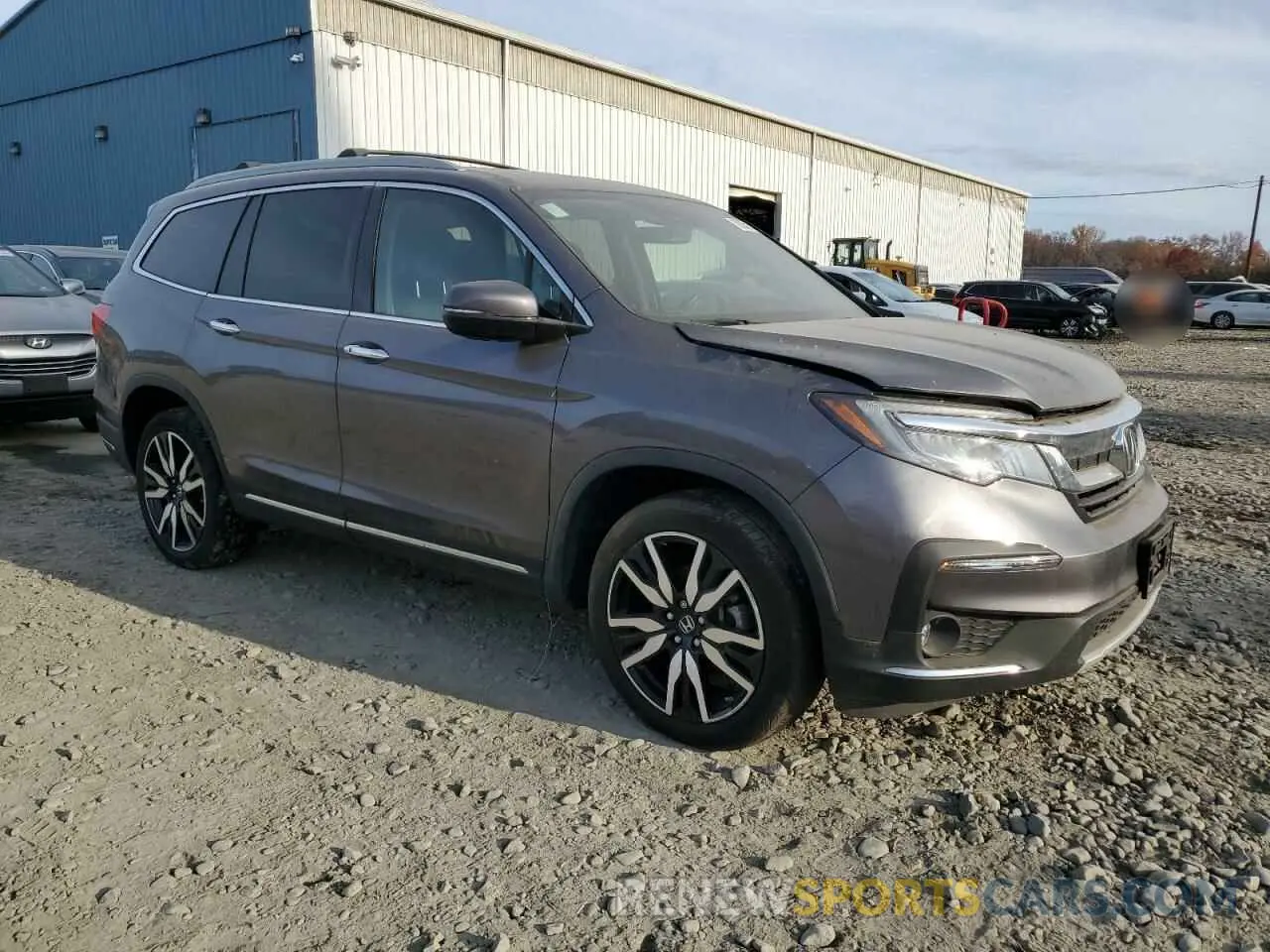 4 Photograph of a damaged car 5FNYF6H04MB035043 HONDA PILOT 2021