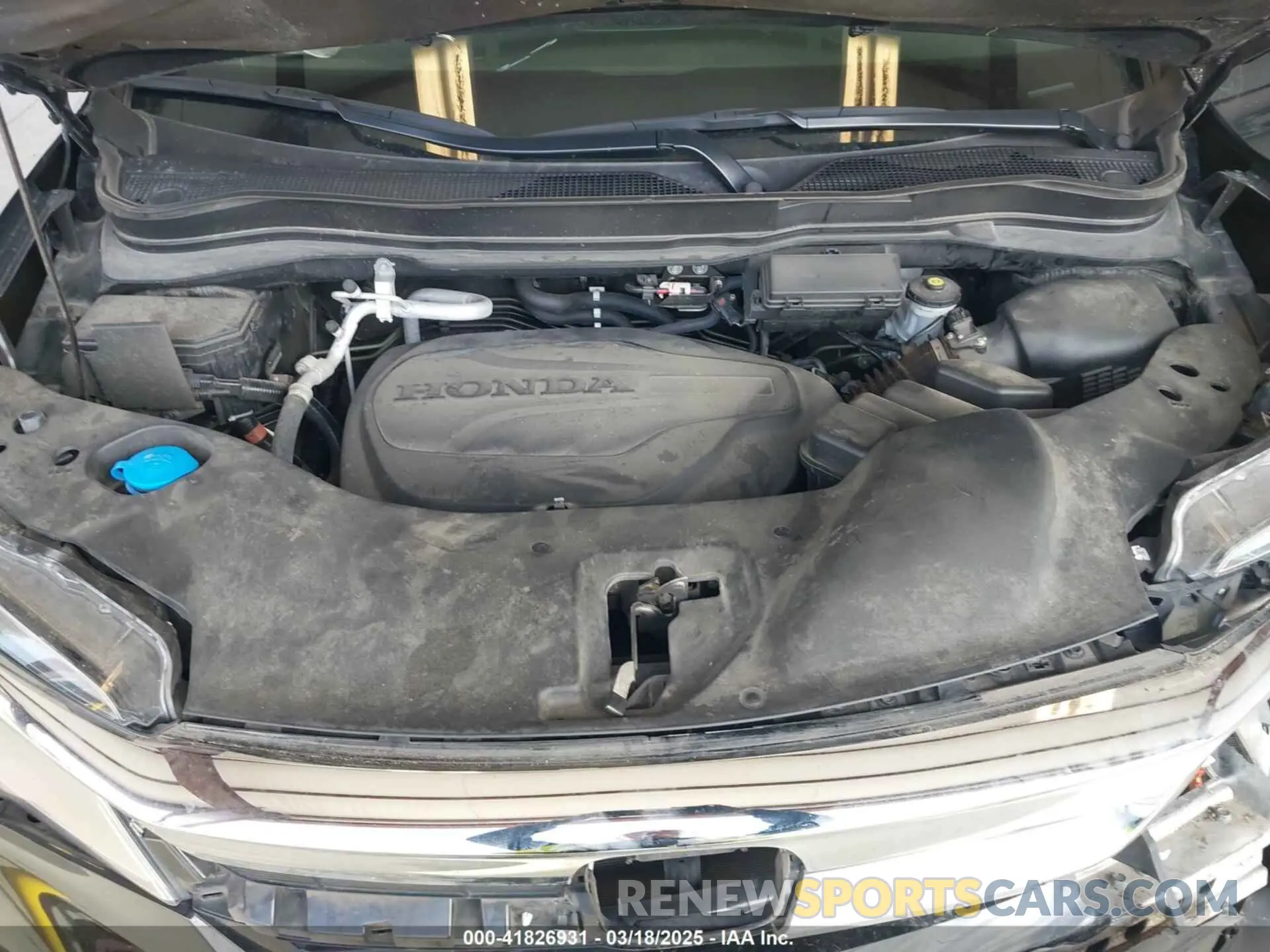 10 Photograph of a damaged car 5FNYF6H04MB043014 HONDA PILOT 2021