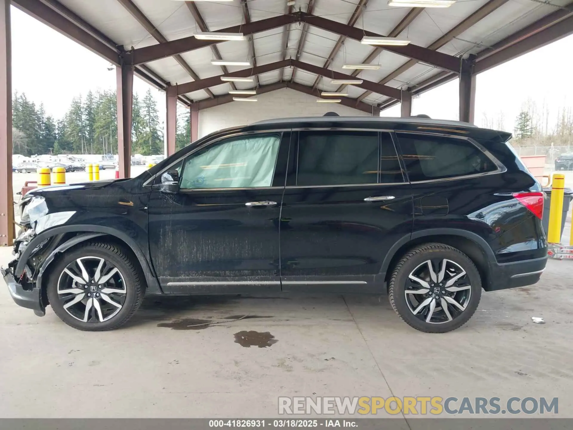 14 Photograph of a damaged car 5FNYF6H04MB043014 HONDA PILOT 2021