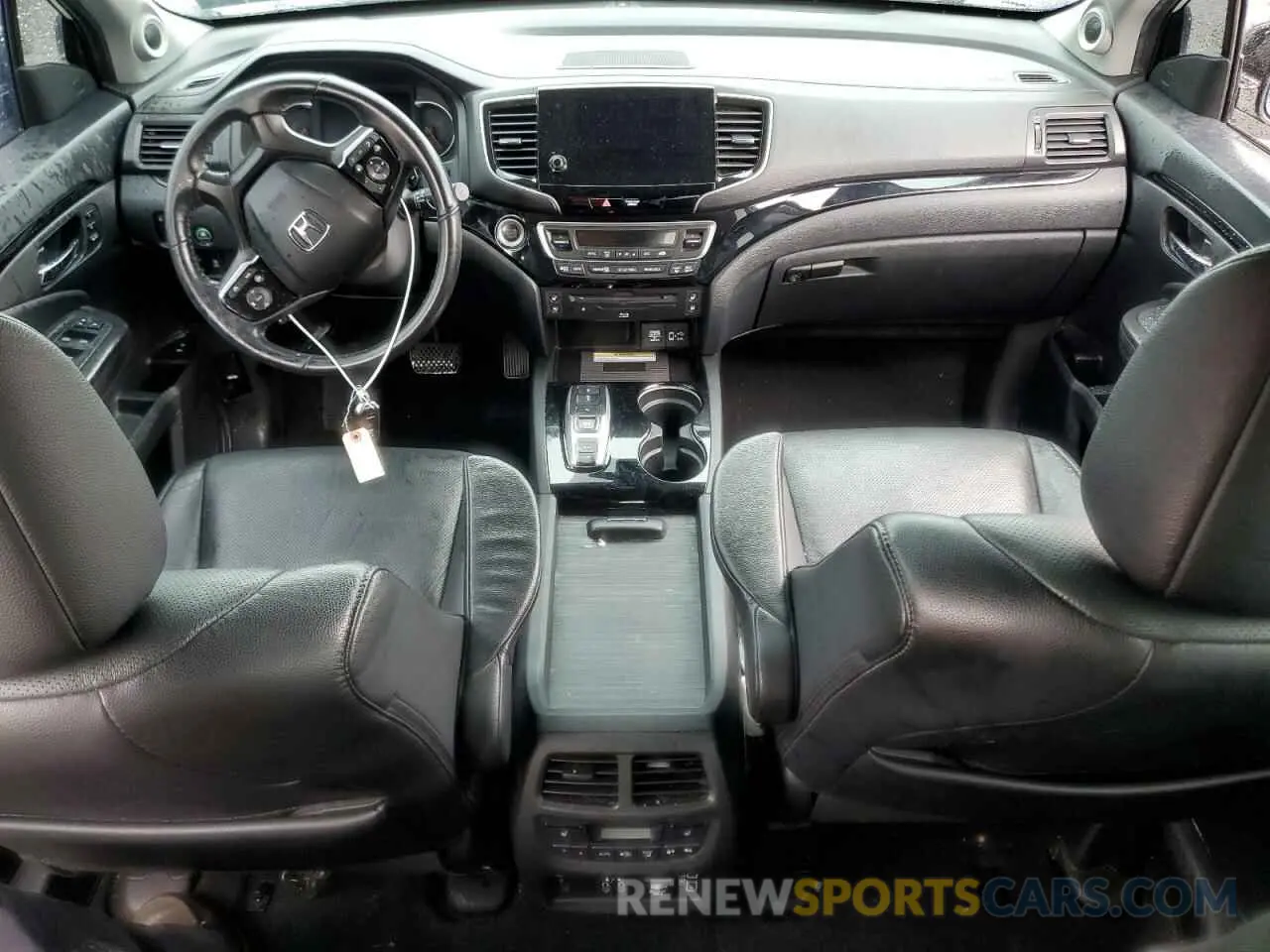 8 Photograph of a damaged car 5FNYF6H06MB023850 HONDA PILOT 2021