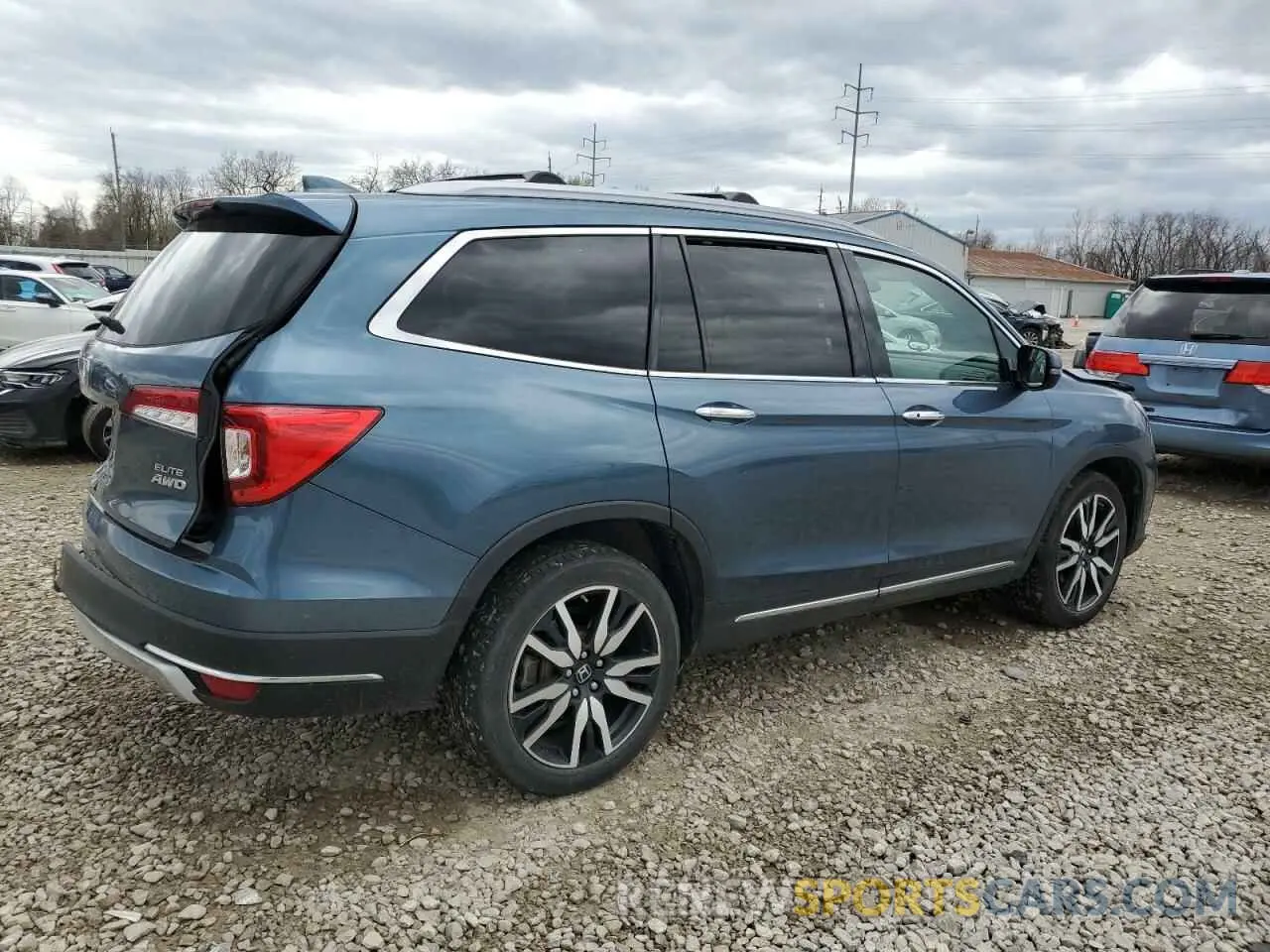 3 Photograph of a damaged car 5FNYF6H07MB029043 HONDA PILOT 2021