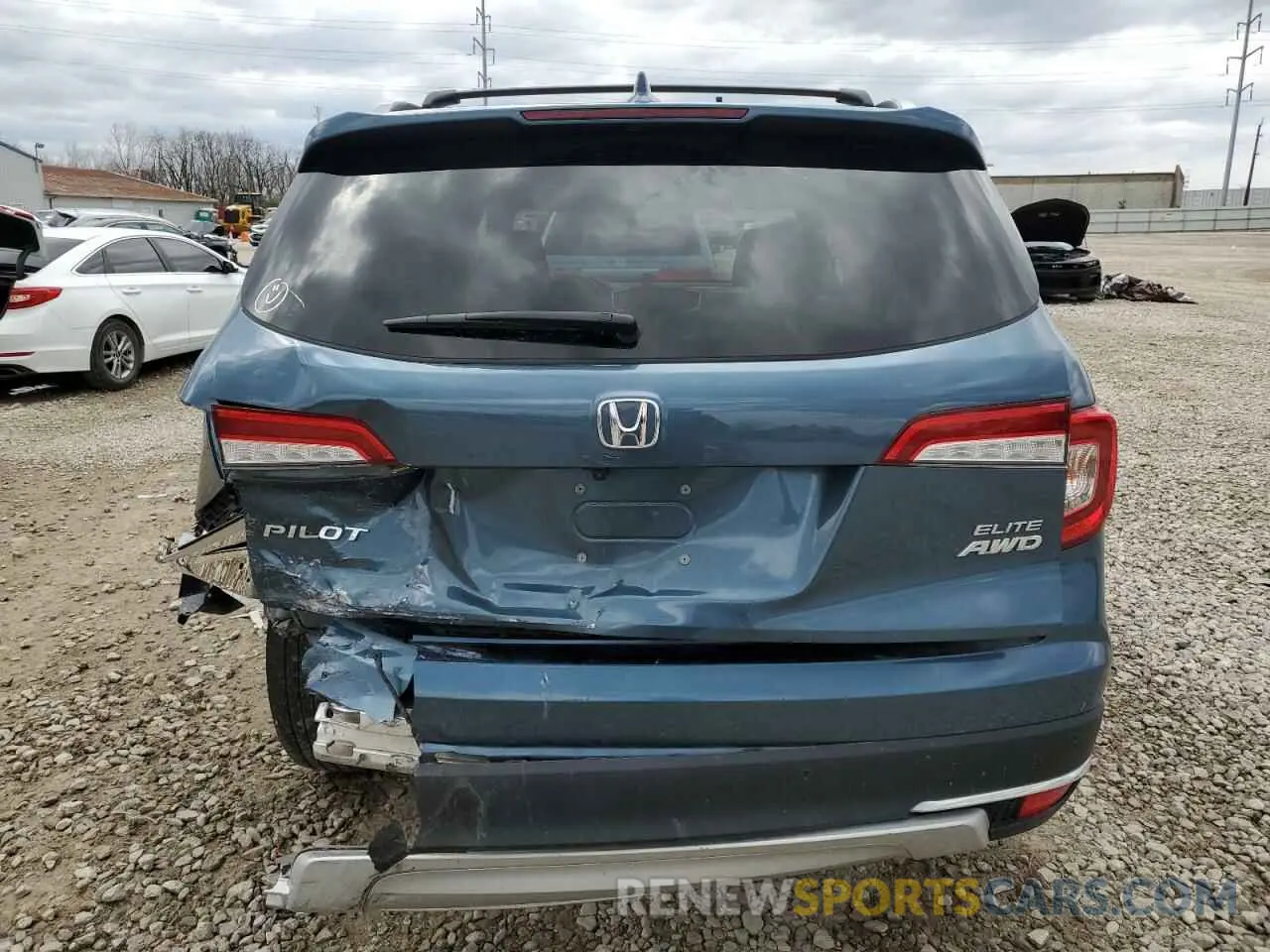 6 Photograph of a damaged car 5FNYF6H07MB029043 HONDA PILOT 2021