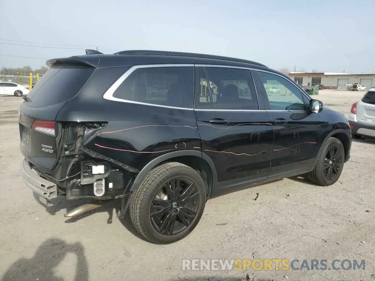 3 Photograph of a damaged car 5FNYF6H20MB047434 HONDA PILOT 2021