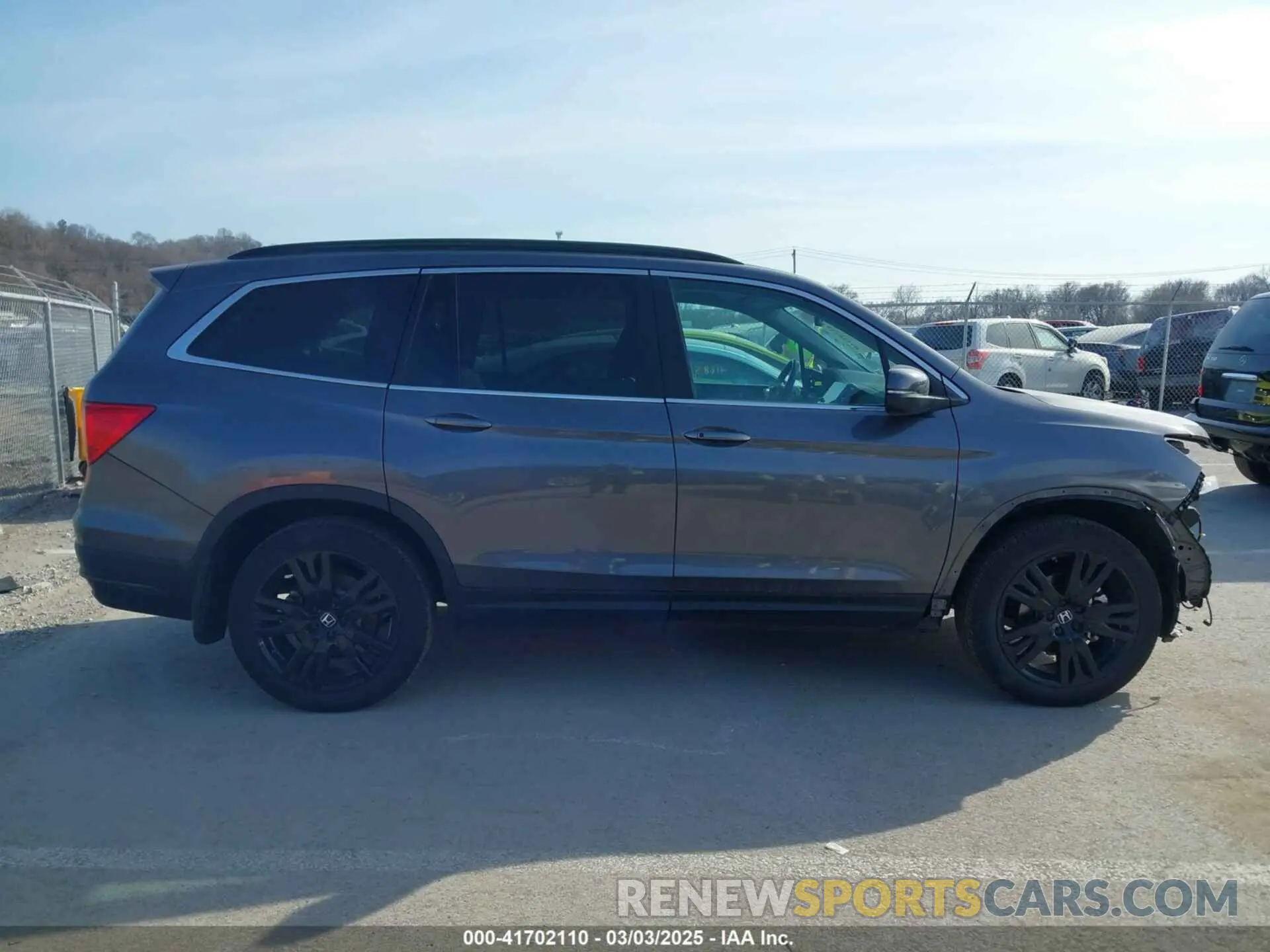 13 Photograph of a damaged car 5FNYF6H20MB055503 HONDA PILOT 2021