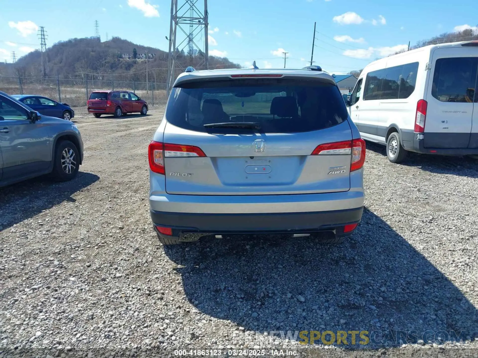 16 Photograph of a damaged car 5FNYF6H20MB066095 HONDA PILOT 2021