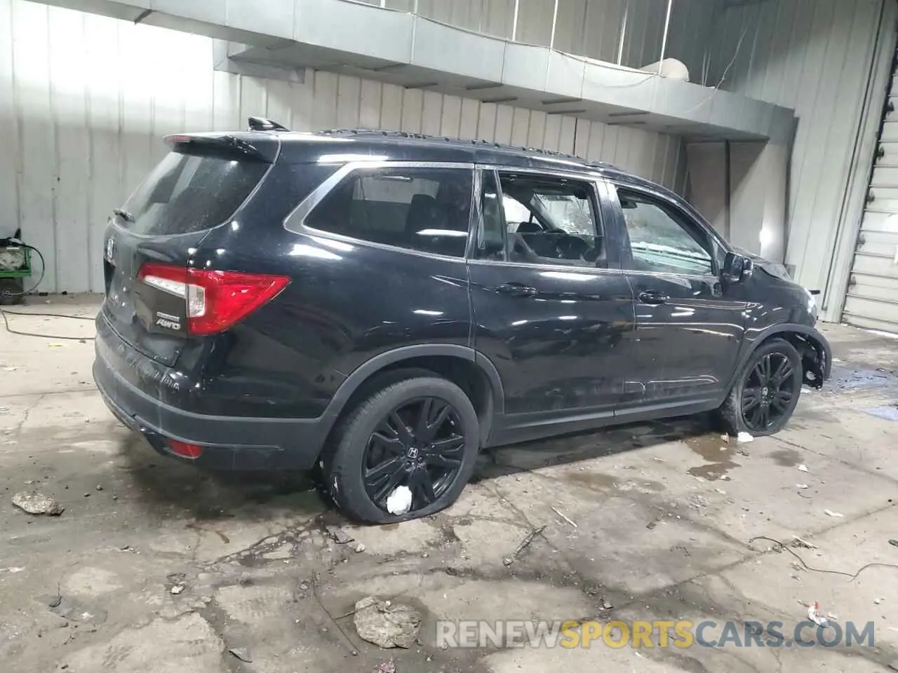 3 Photograph of a damaged car 5FNYF6H21MB098036 HONDA PILOT 2021