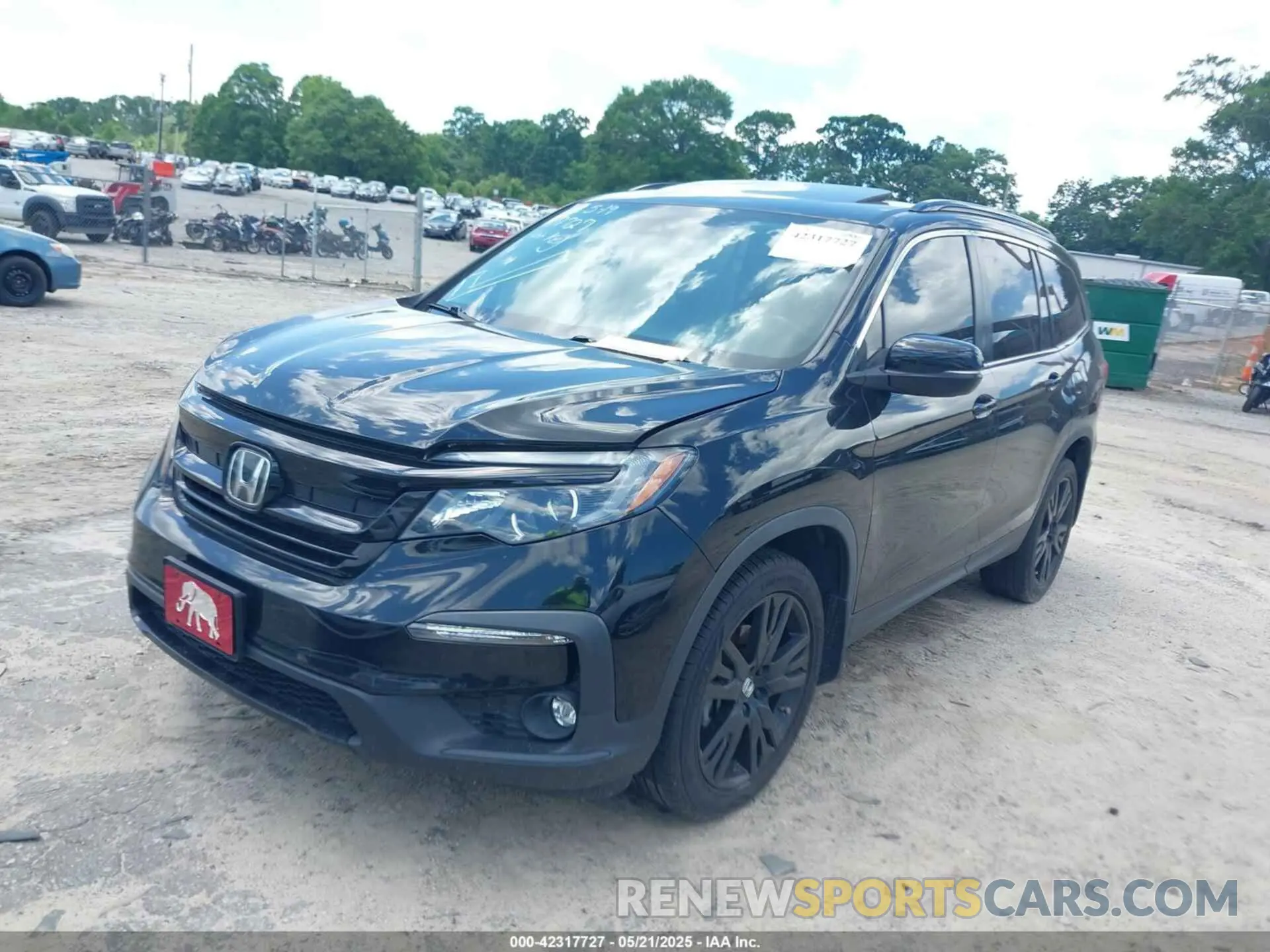 2 Photograph of a damaged car 5FNYF6H23MB024343 HONDA PILOT 2021