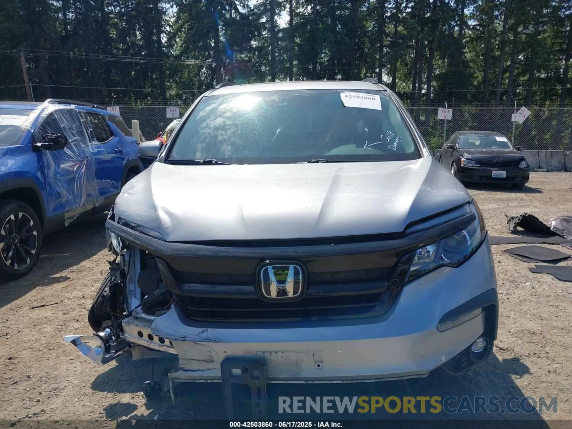 12 Photograph of a damaged car 5FNYF6H24MB019944 HONDA PILOT 2021