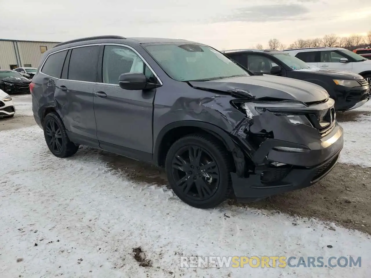 4 Photograph of a damaged car 5FNYF6H25MB037367 HONDA PILOT 2021