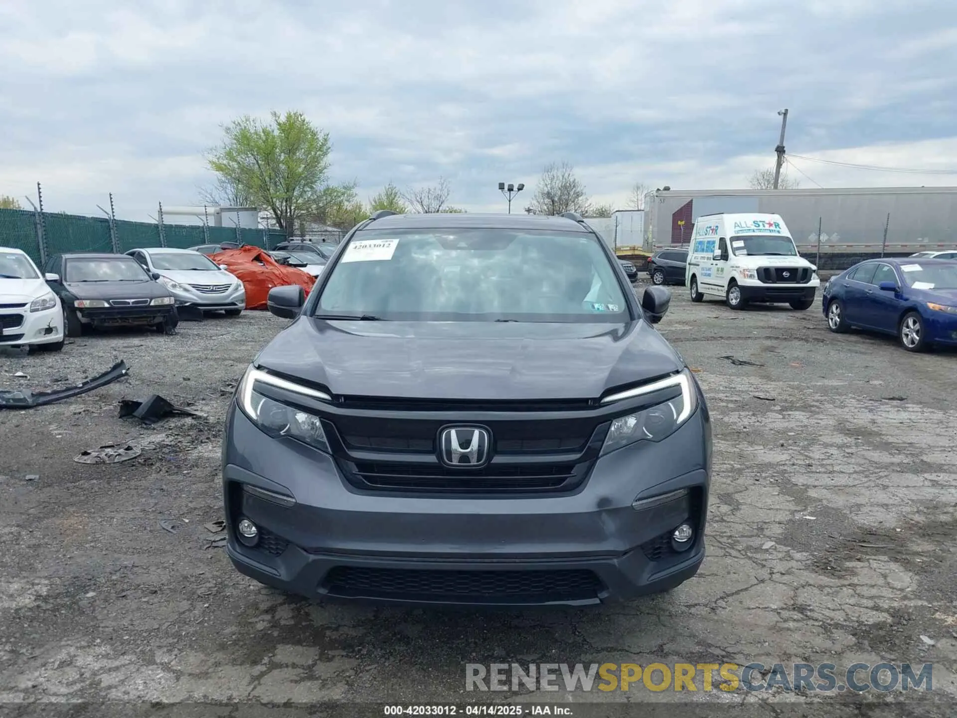 12 Photograph of a damaged car 5FNYF6H25MB078596 HONDA PILOT 2021