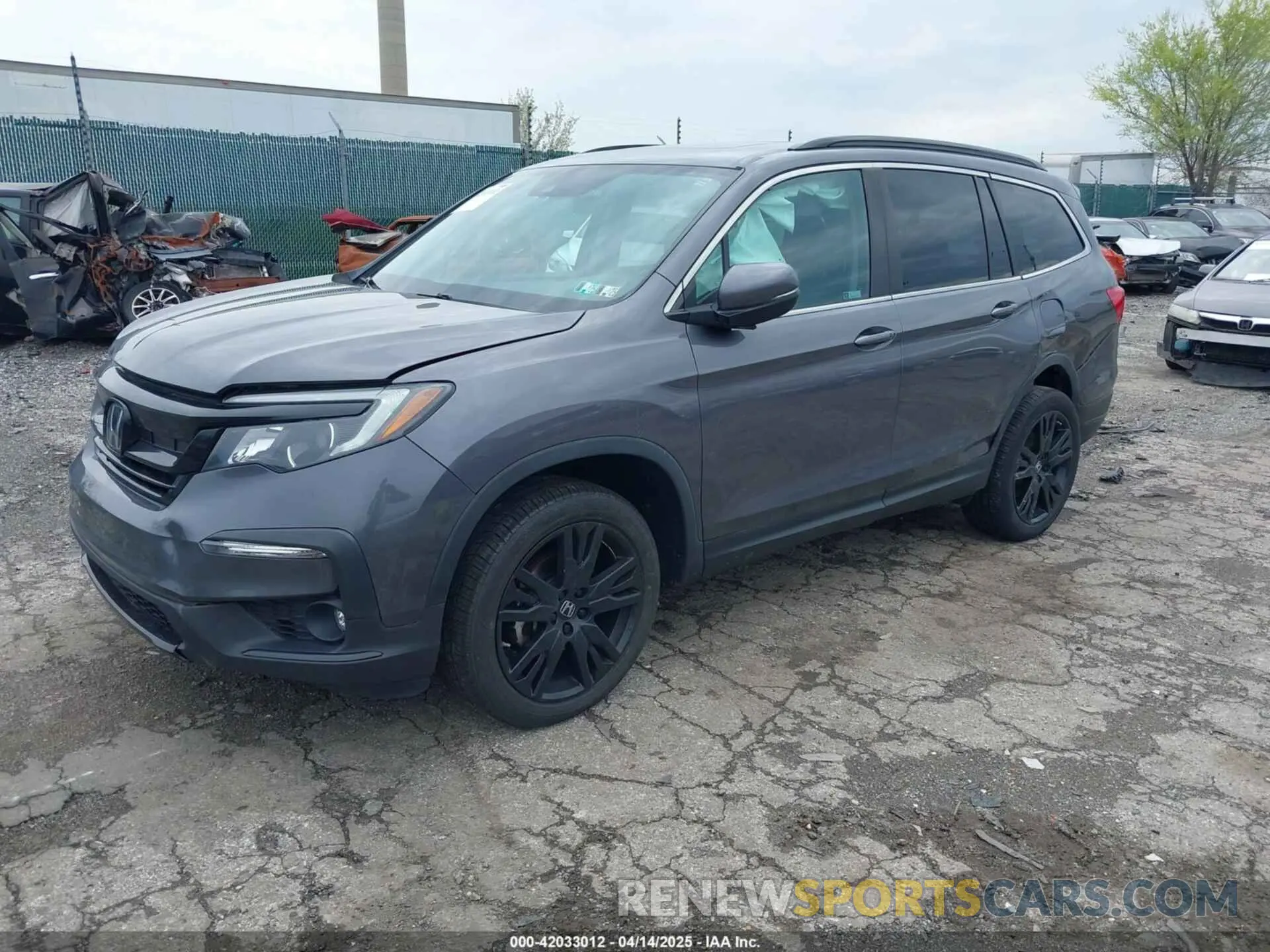 2 Photograph of a damaged car 5FNYF6H25MB078596 HONDA PILOT 2021