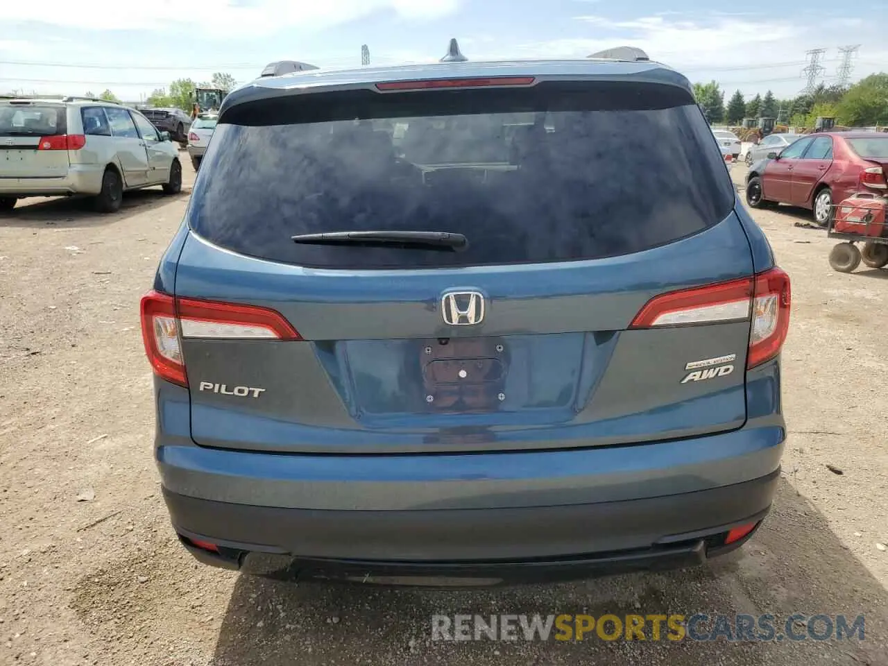 6 Photograph of a damaged car 5FNYF6H26MB014311 HONDA PILOT 2021