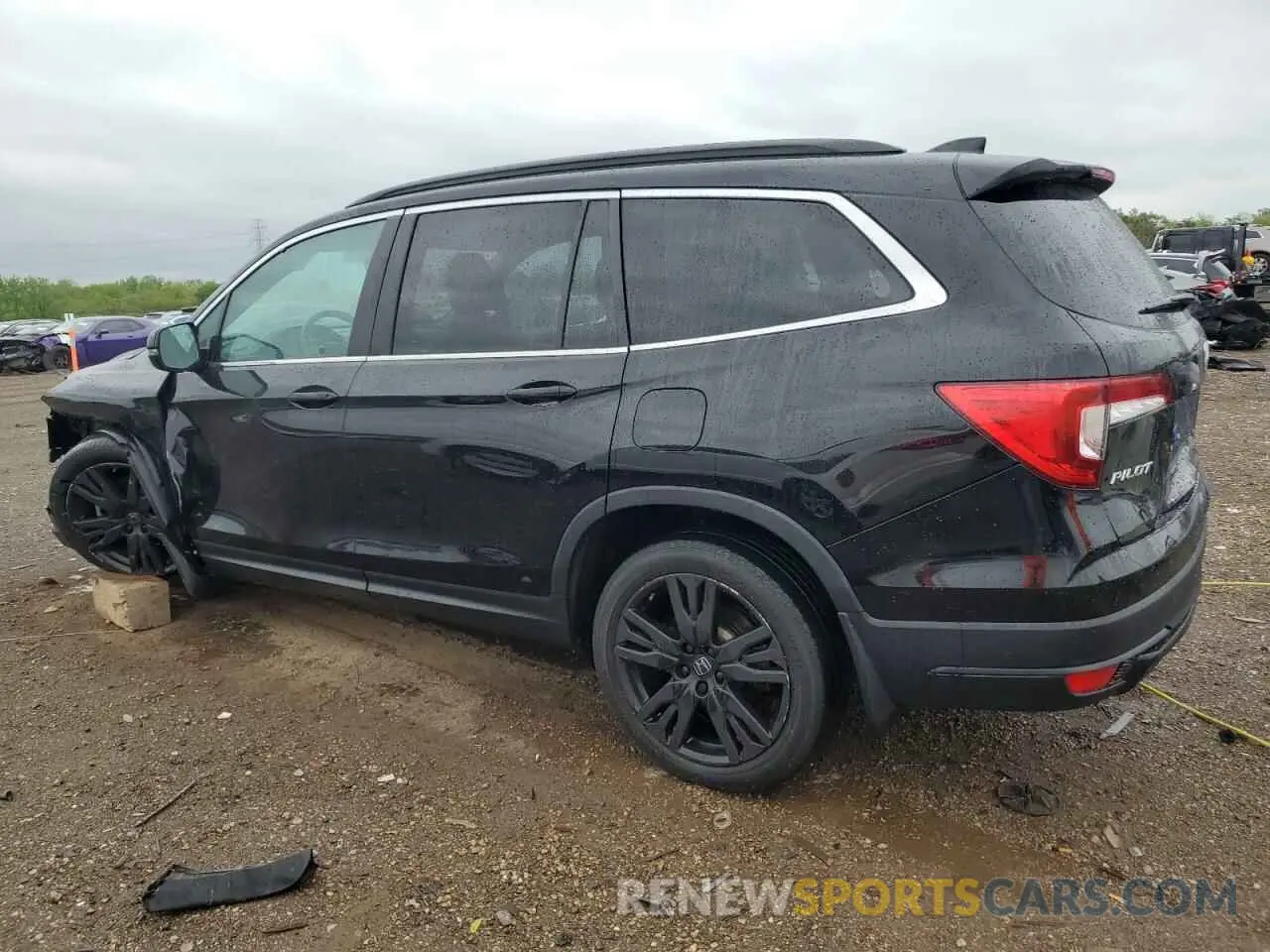 2 Photograph of a damaged car 5FNYF6H27MB002457 HONDA PILOT 2021