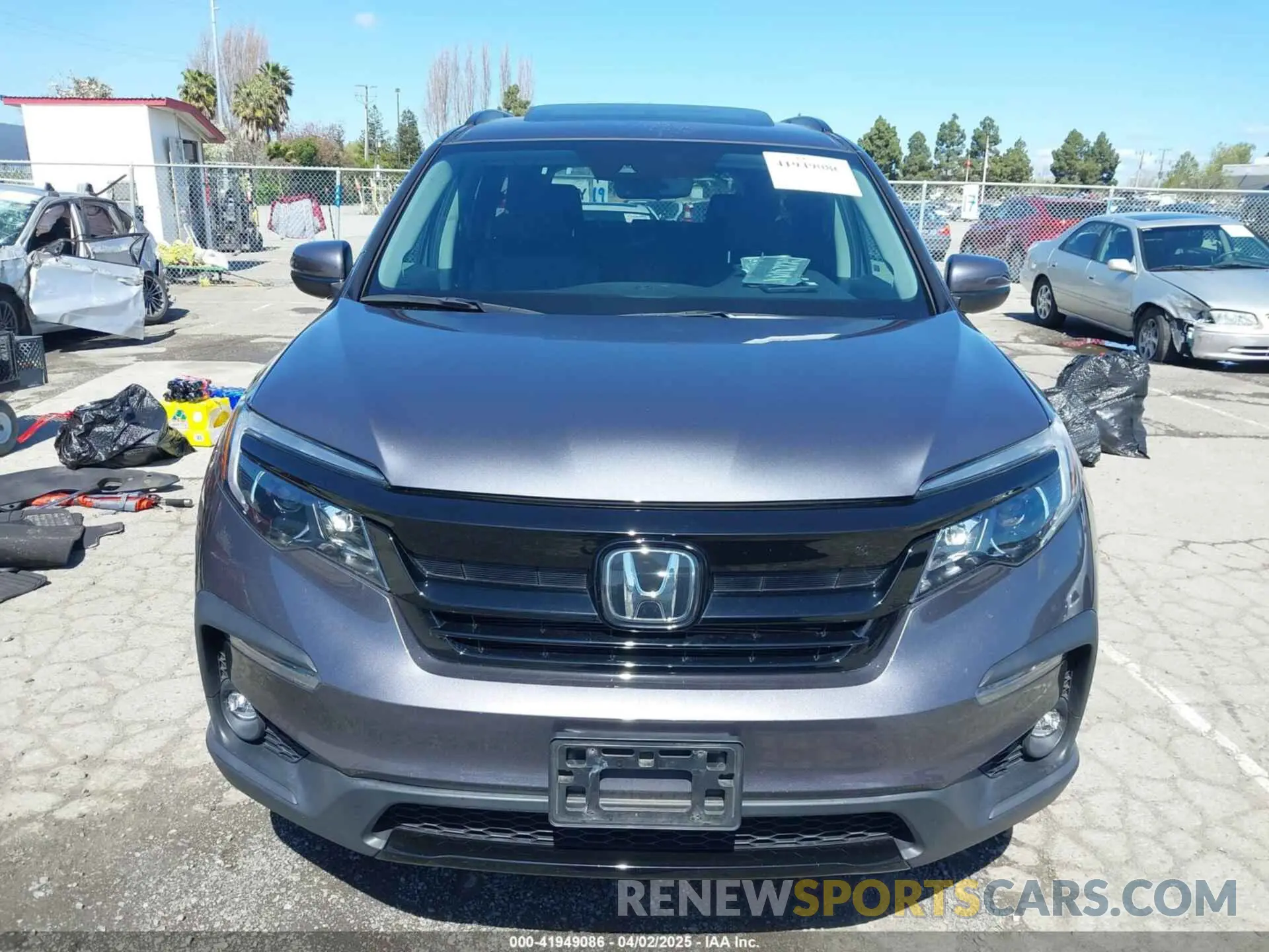 12 Photograph of a damaged car 5FNYF6H27MB008078 HONDA PILOT 2021