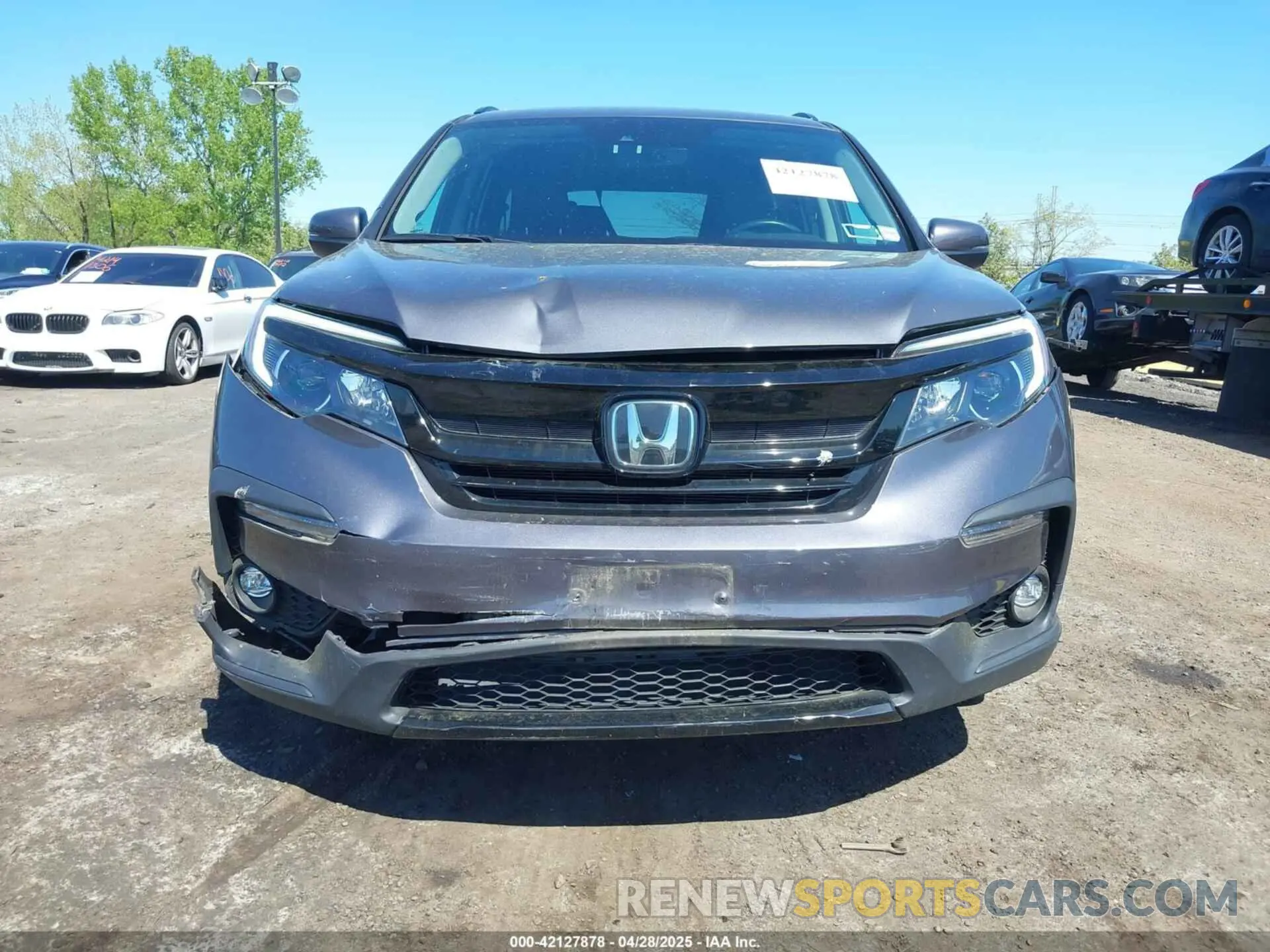 12 Photograph of a damaged car 5FNYF6H27MB043638 HONDA PILOT 2021