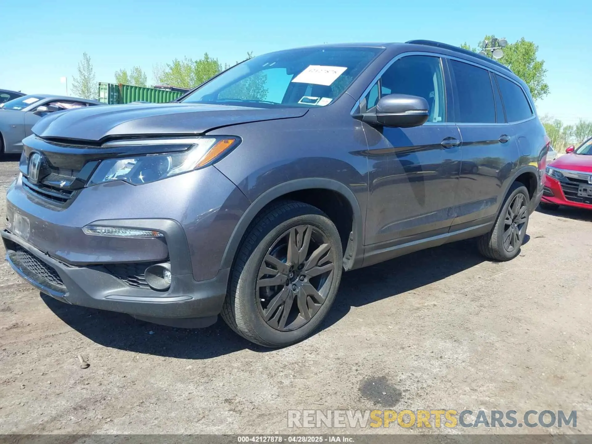 2 Photograph of a damaged car 5FNYF6H27MB043638 HONDA PILOT 2021