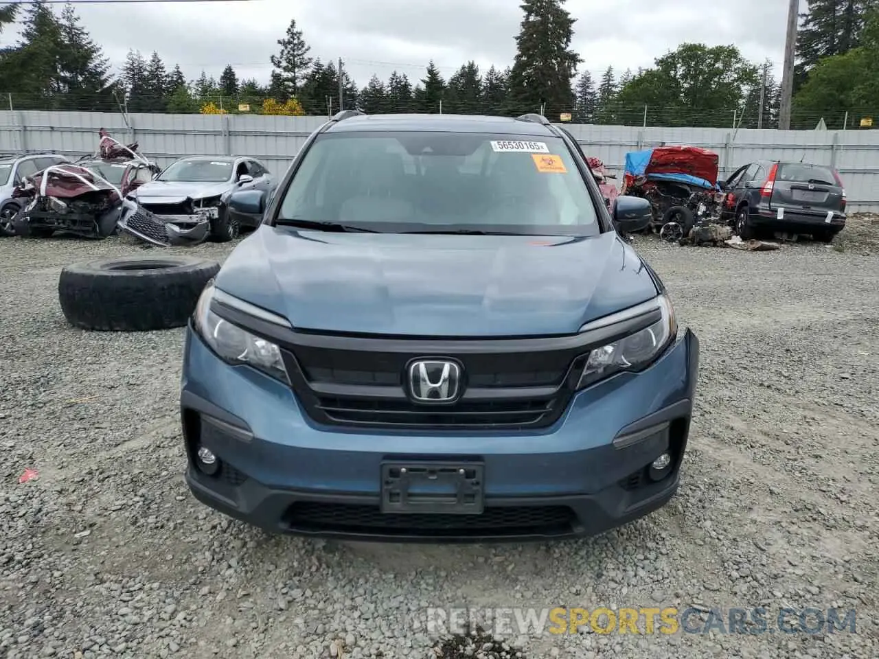 5 Photograph of a damaged car 5FNYF6H27MB095691 HONDA PILOT 2021