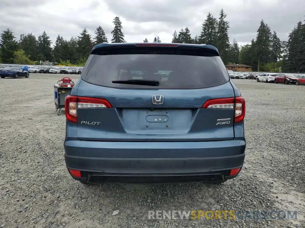 6 Photograph of a damaged car 5FNYF6H27MB095691 HONDA PILOT 2021