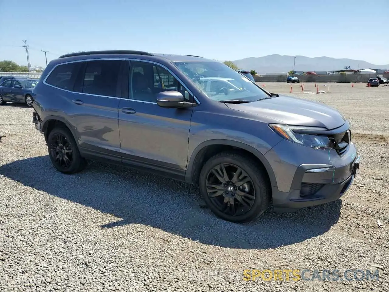 4 Photograph of a damaged car 5FNYF6H28MB023432 HONDA PILOT 2021