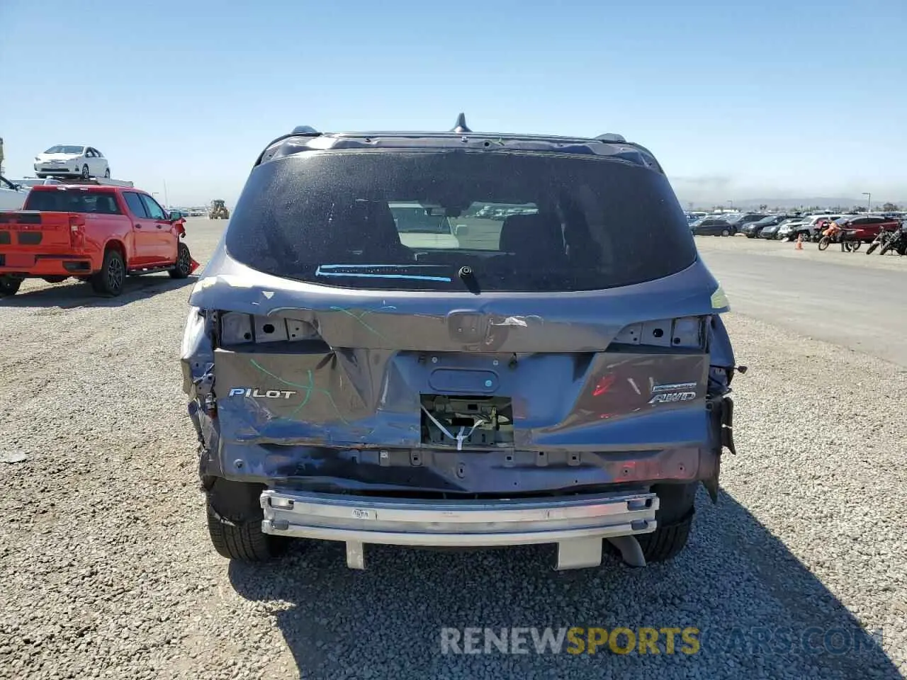 6 Photograph of a damaged car 5FNYF6H28MB023432 HONDA PILOT 2021