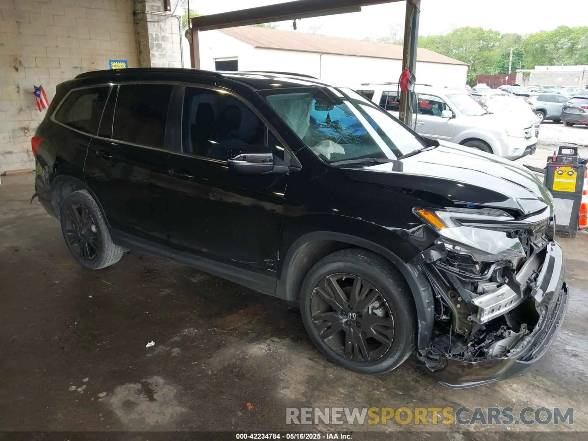 1 Photograph of a damaged car 5FNYF6H28MB065468 HONDA PILOT 2021