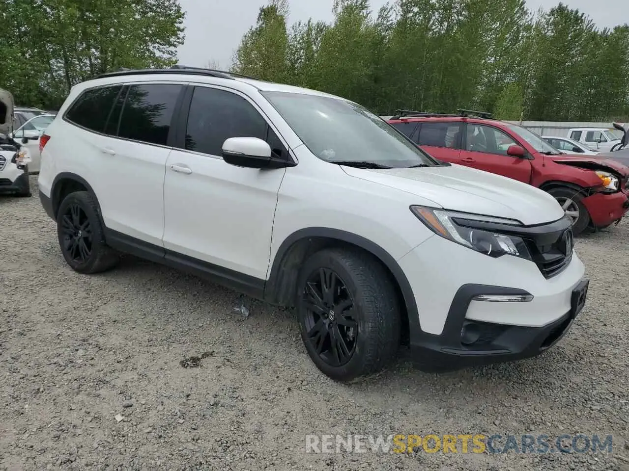 4 Photograph of a damaged car 5FNYF6H29MB062742 HONDA PILOT 2021
