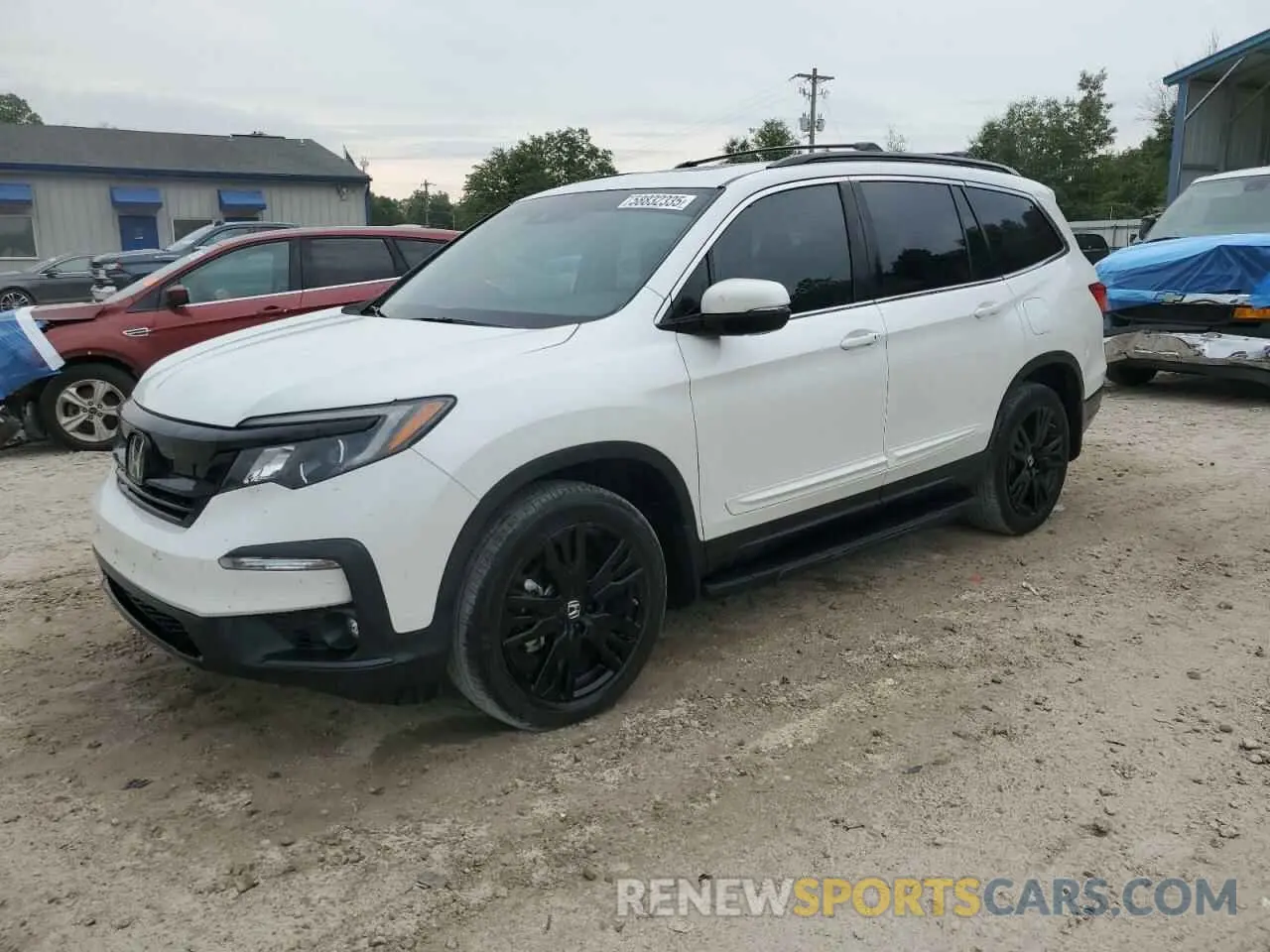 1 Photograph of a damaged car 5FNYF6H2XMB022654 HONDA PILOT 2021