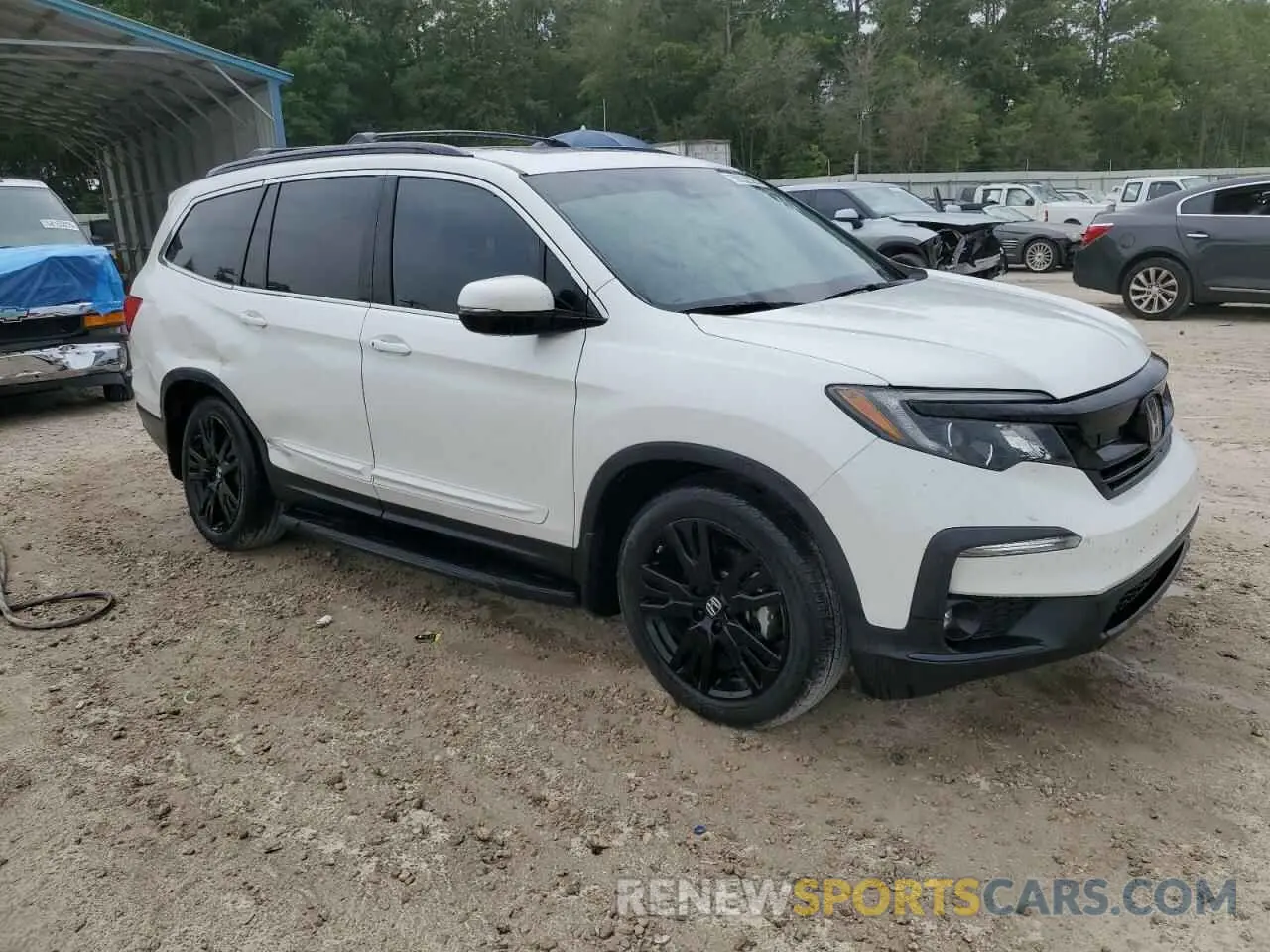 4 Photograph of a damaged car 5FNYF6H2XMB022654 HONDA PILOT 2021