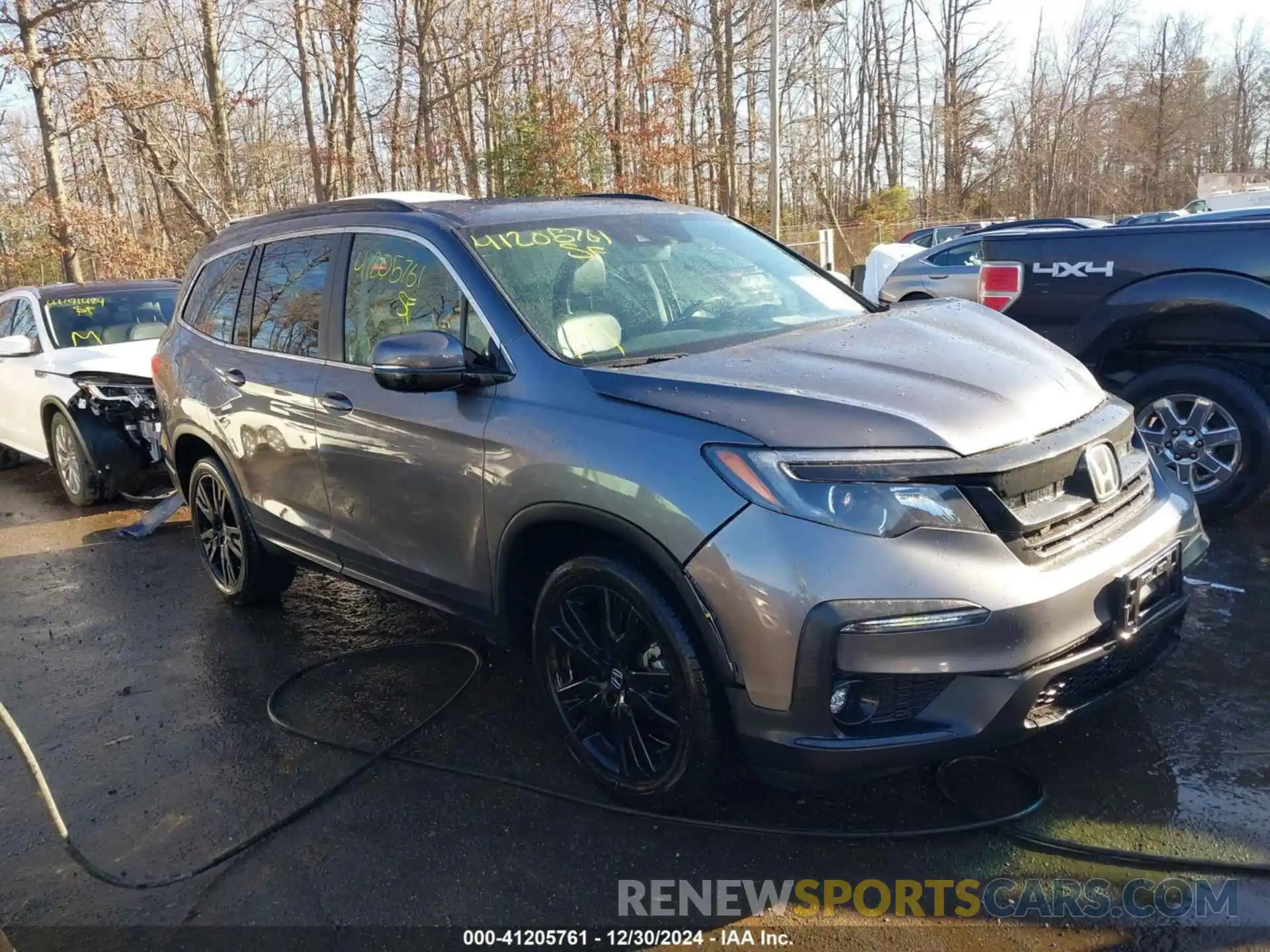 1 Photograph of a damaged car 5FNYF6H2XMB097466 HONDA PILOT 2021