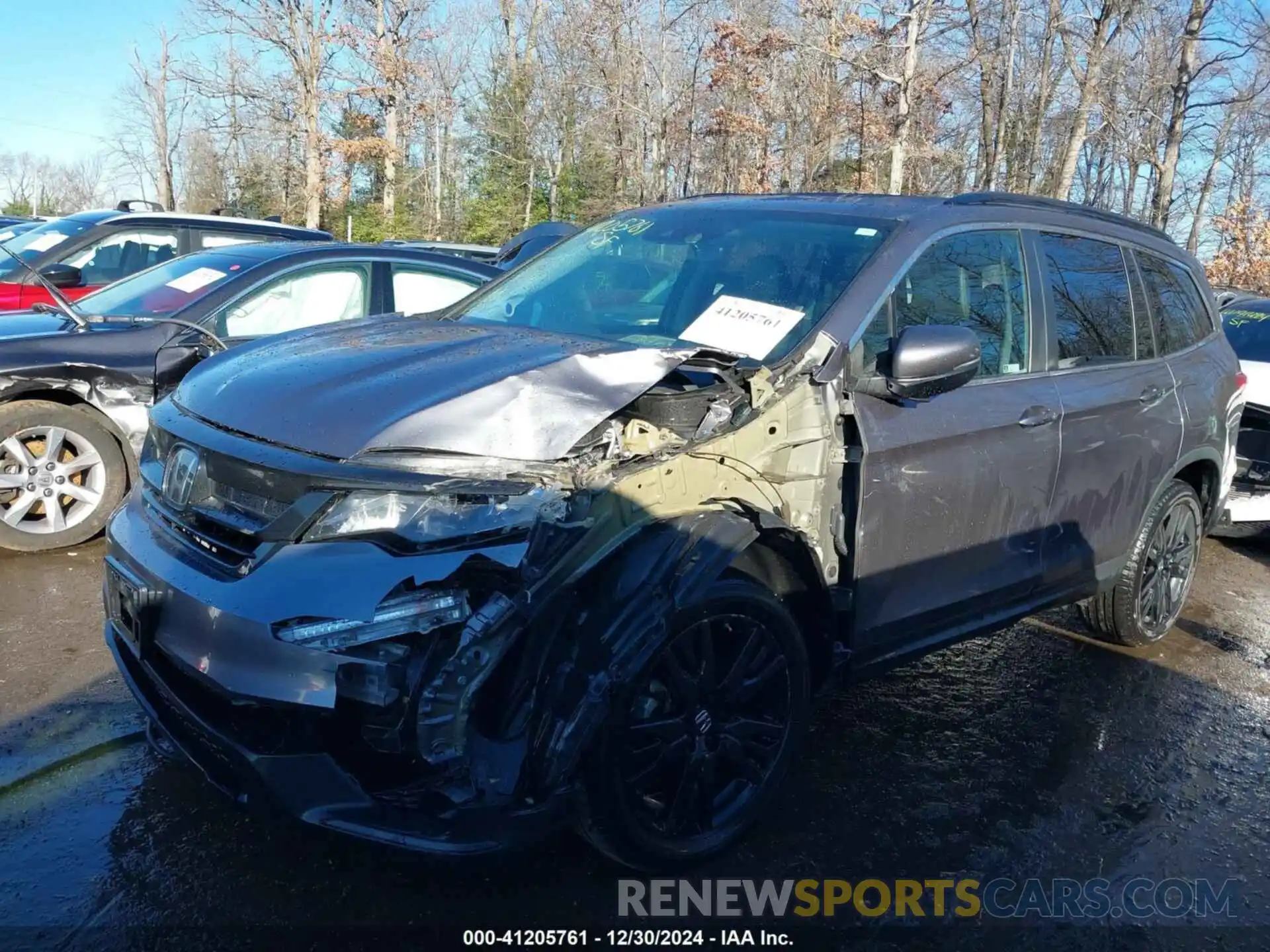 2 Photograph of a damaged car 5FNYF6H2XMB097466 HONDA PILOT 2021