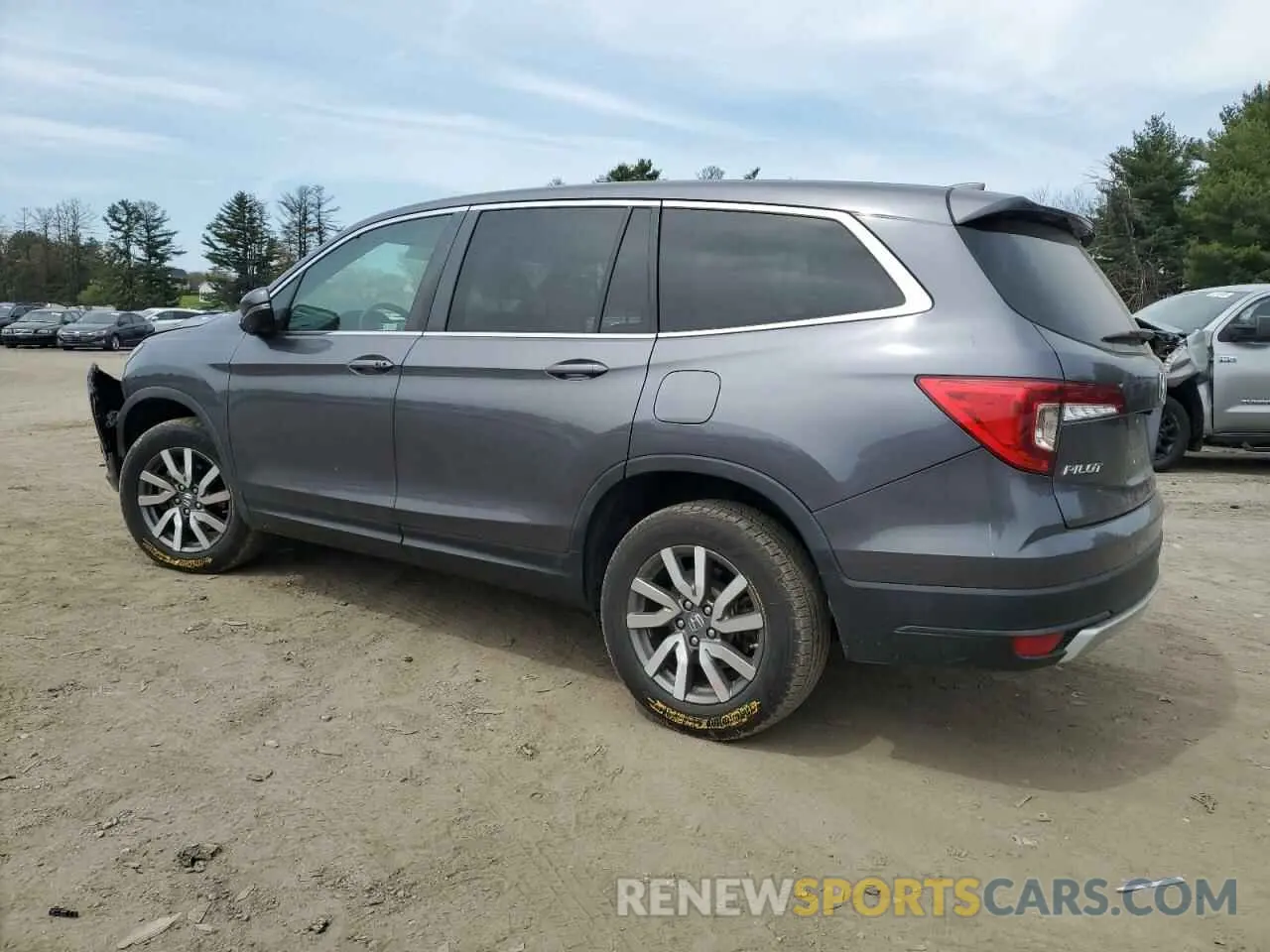 2 Photograph of a damaged car 5FNYF6H32MB038839 HONDA PILOT 2021