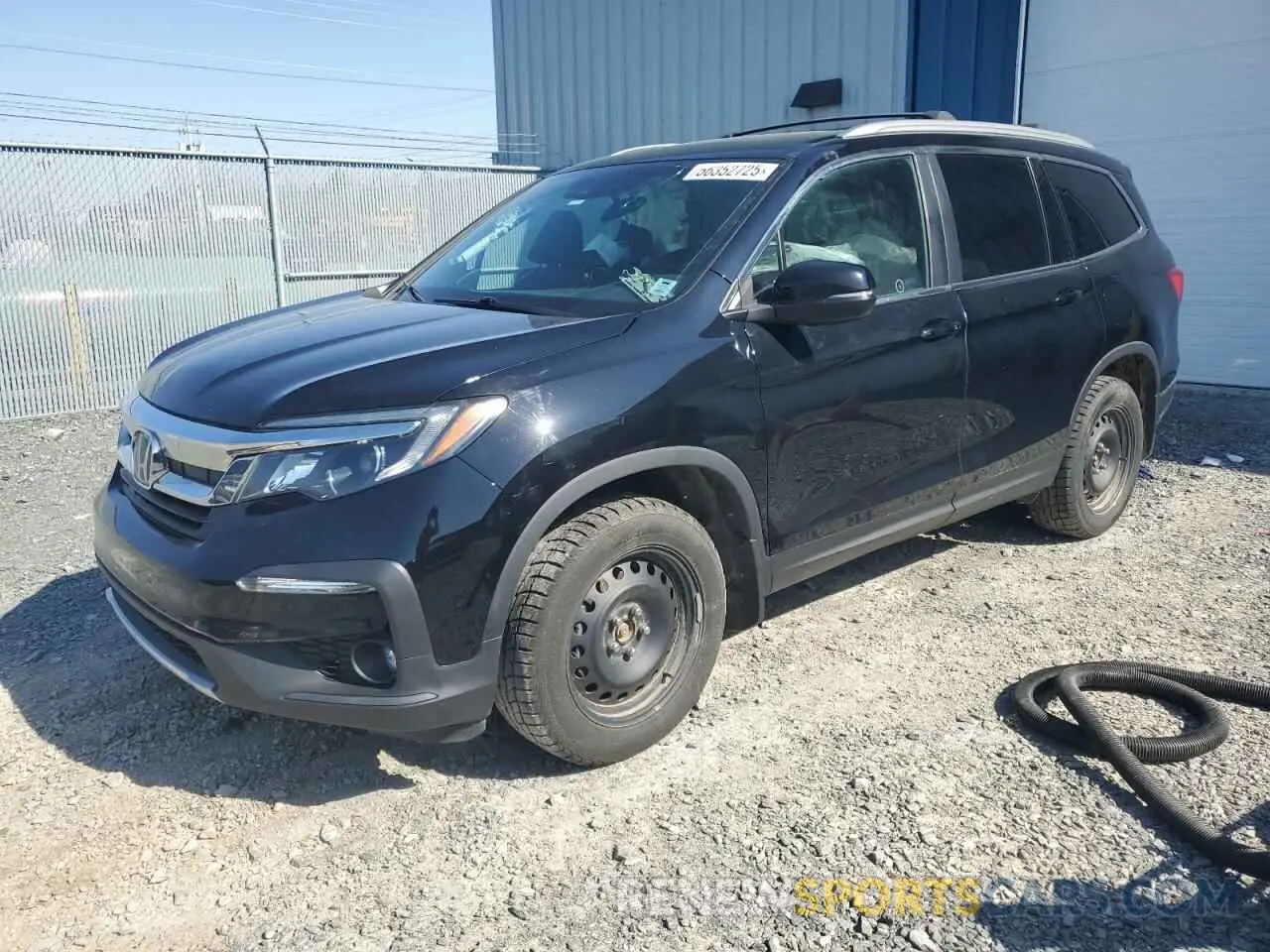 1 Photograph of a damaged car 5FNYF6H37MB501770 HONDA PILOT 2021