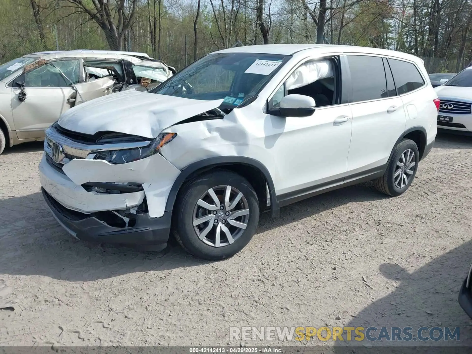 2 Photograph of a damaged car 5FNYF6H39MB022413 HONDA PILOT 2021