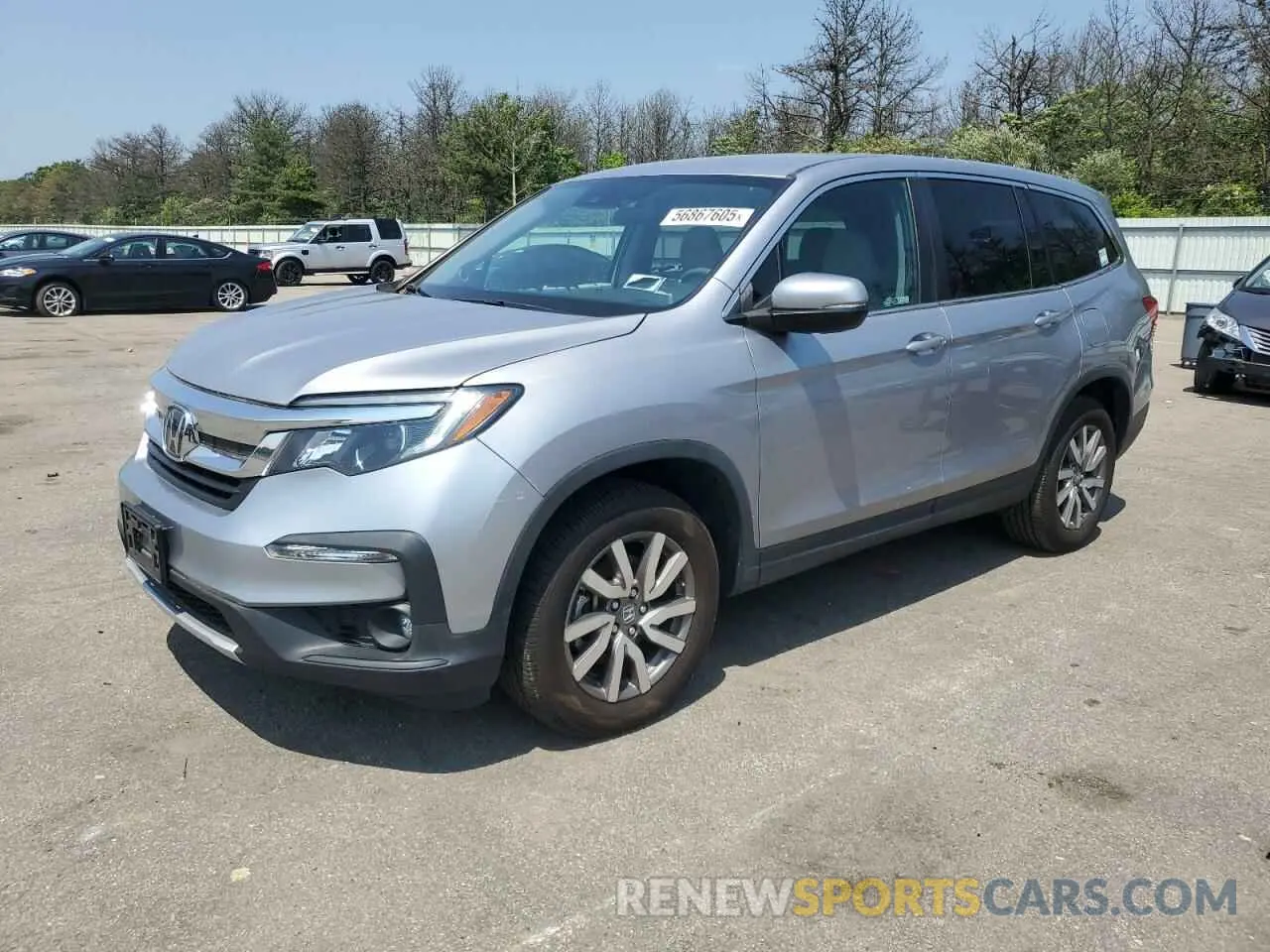 1 Photograph of a damaged car 5FNYF6H3XMB055887 HONDA PILOT 2021