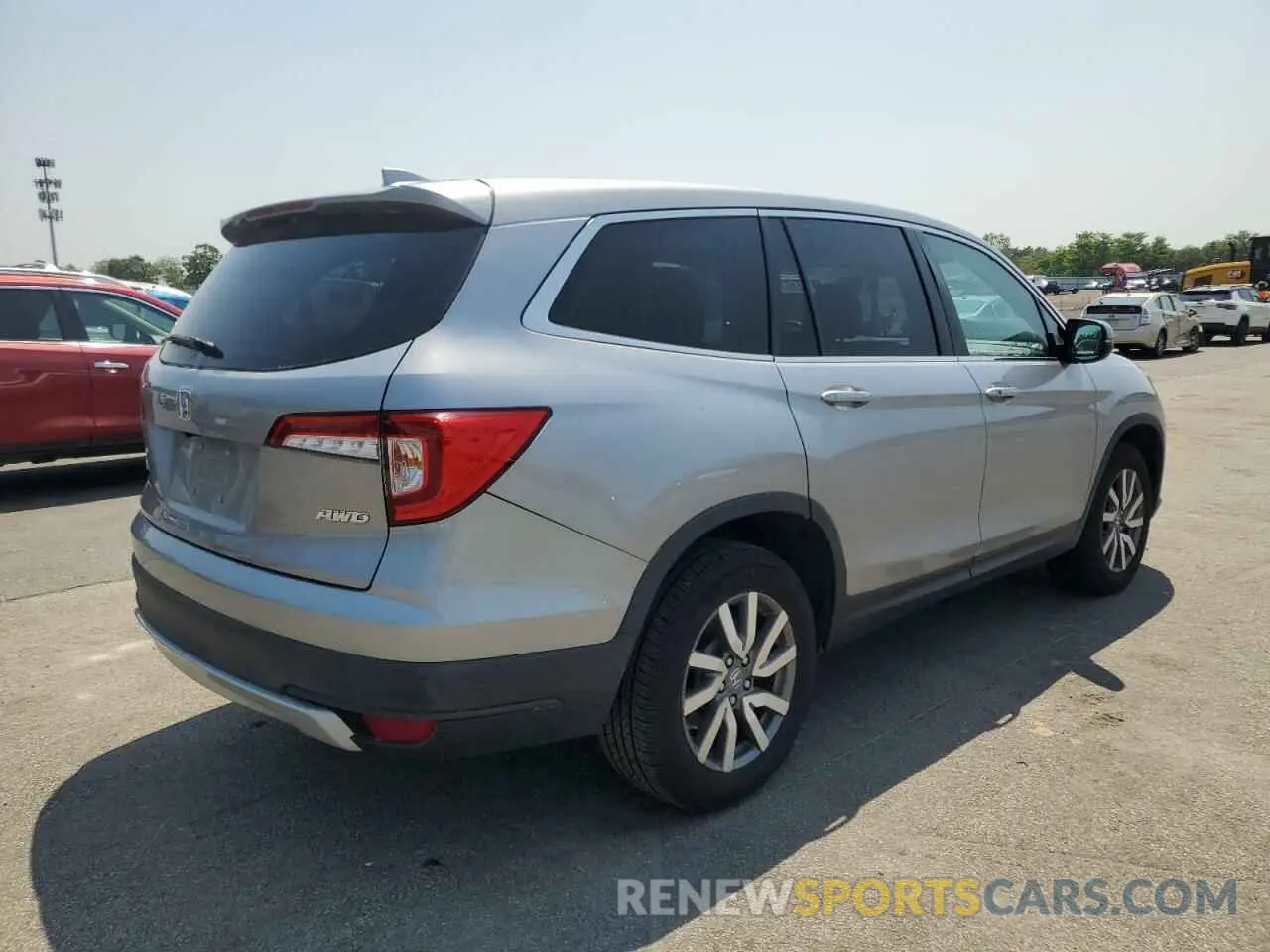 3 Photograph of a damaged car 5FNYF6H3XMB055887 HONDA PILOT 2021