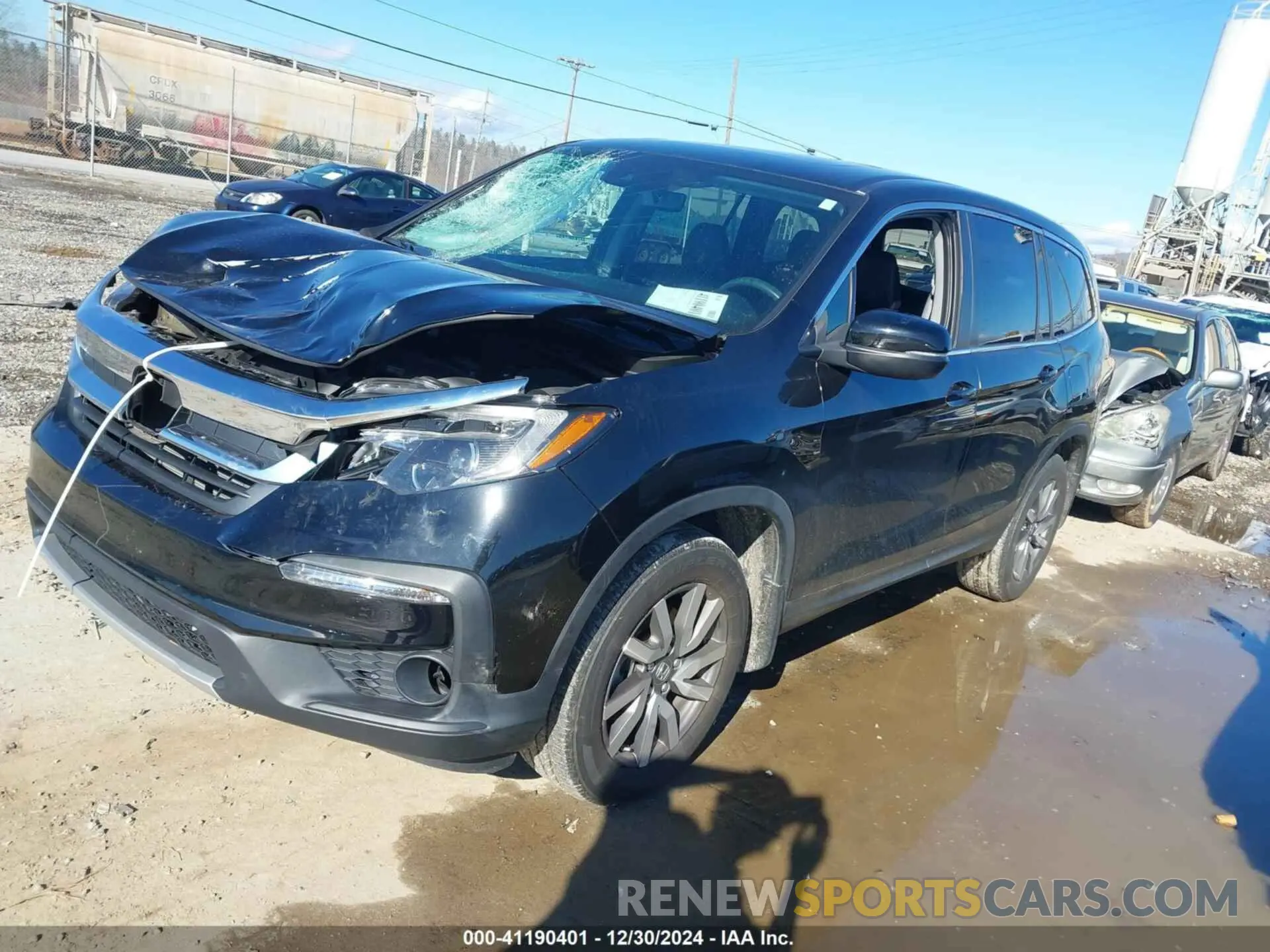 2 Photograph of a damaged car 5FNYF6H50MB081996 HONDA PILOT 2021