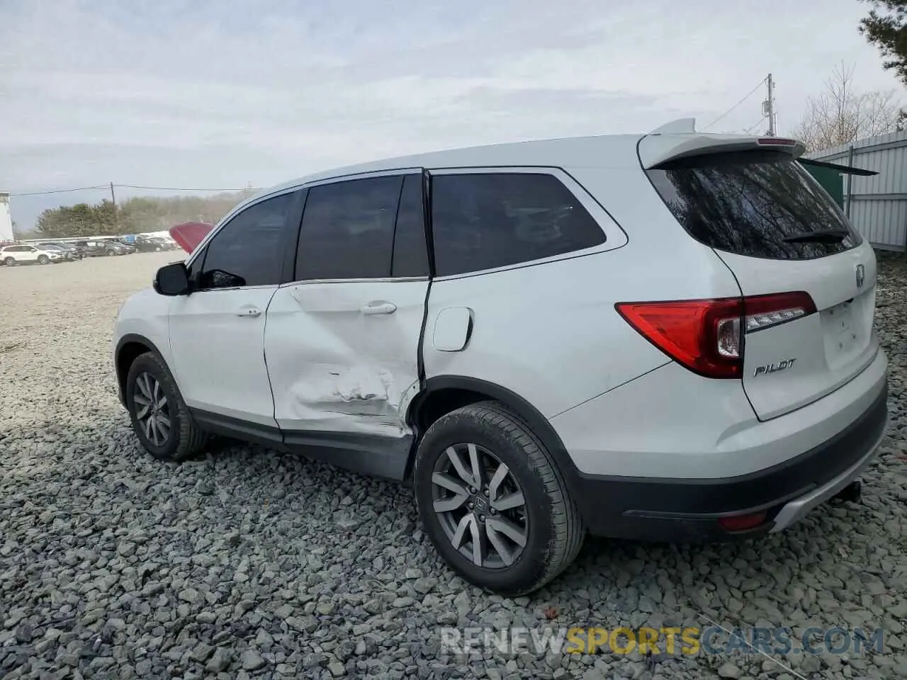 2 Photograph of a damaged car 5FNYF6H50MB101275 HONDA PILOT 2021