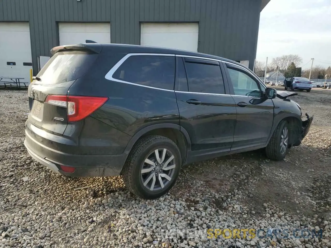3 Photograph of a damaged car 5FNYF6H51MB011648 HONDA PILOT 2021