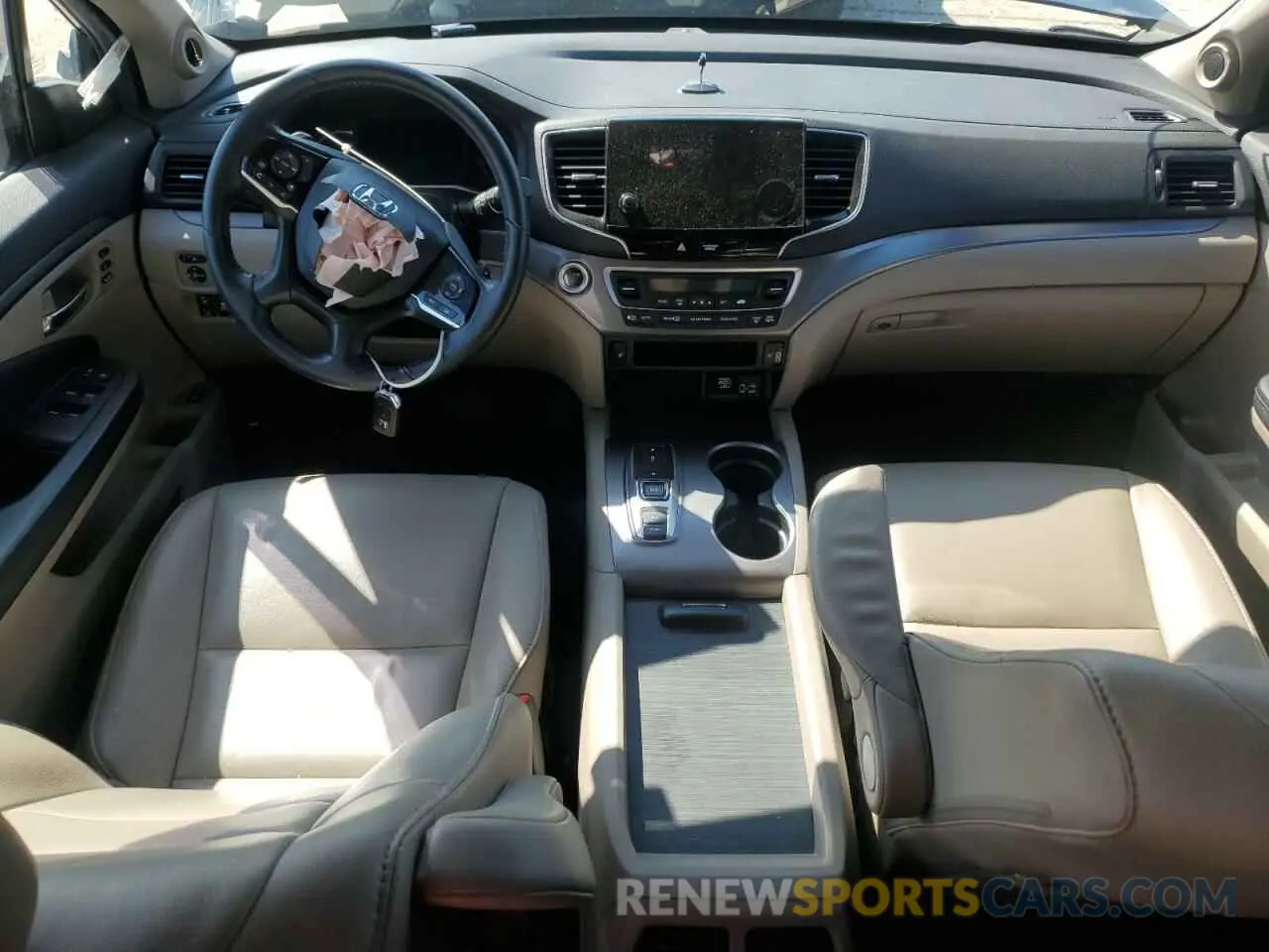8 Photograph of a damaged car 5FNYF6H51MB011648 HONDA PILOT 2021