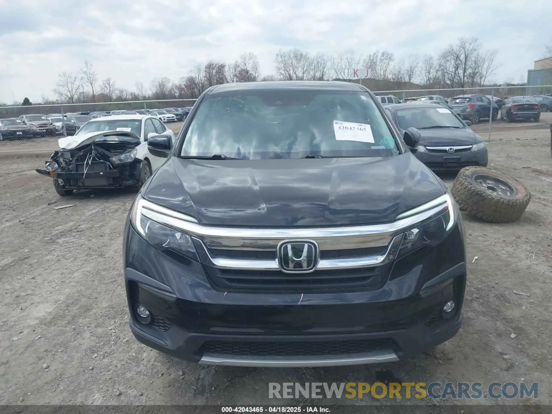 13 Photograph of a damaged car 5FNYF6H51MB069839 HONDA PILOT 2021