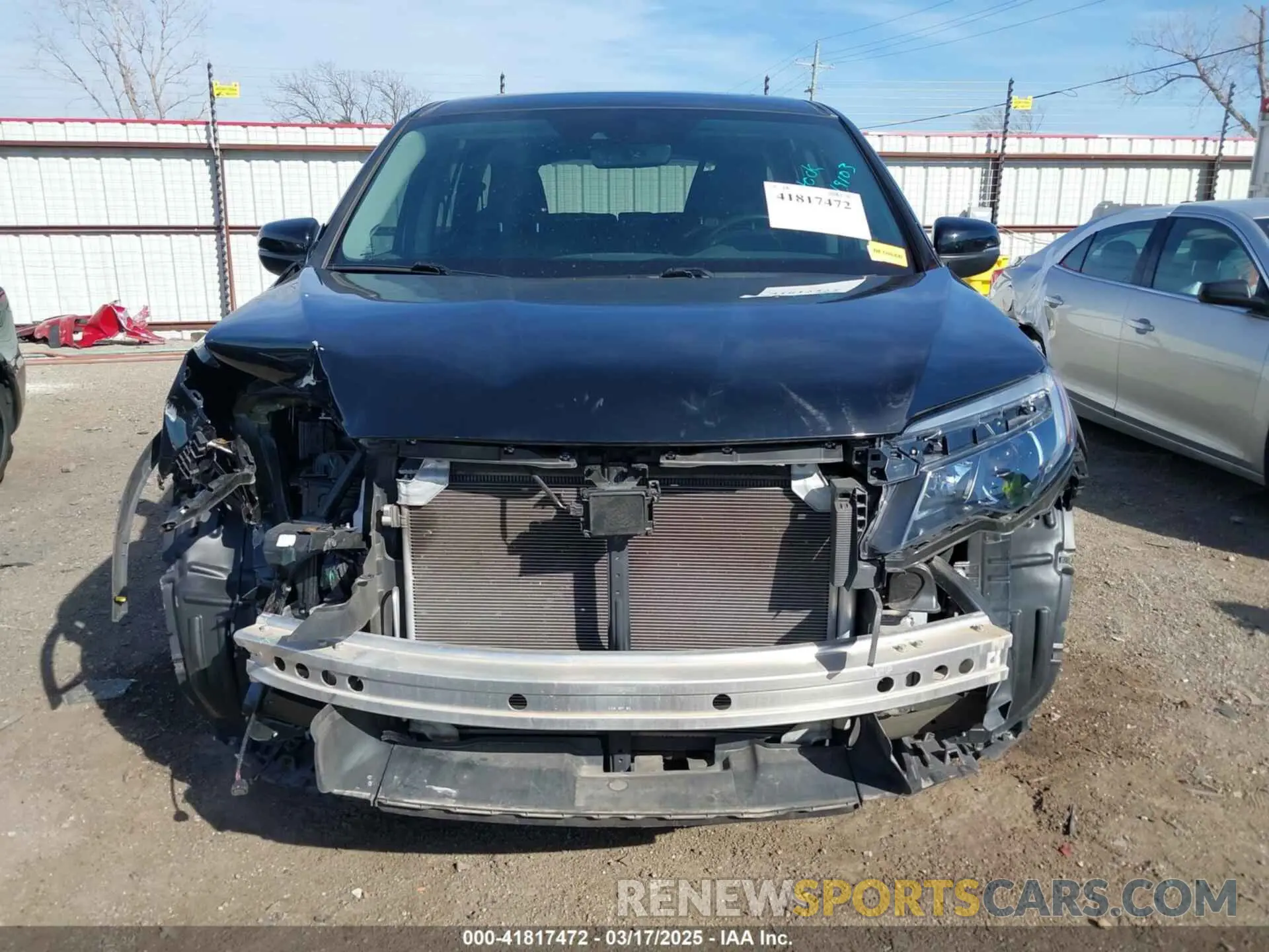 13 Photograph of a damaged car 5FNYF6H51MB084857 HONDA PILOT 2021