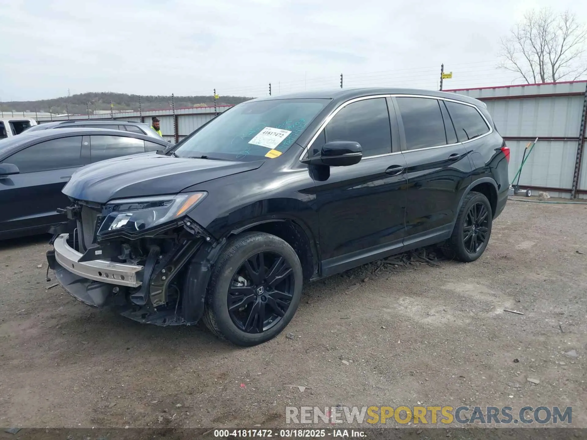 2 Photograph of a damaged car 5FNYF6H51MB084857 HONDA PILOT 2021