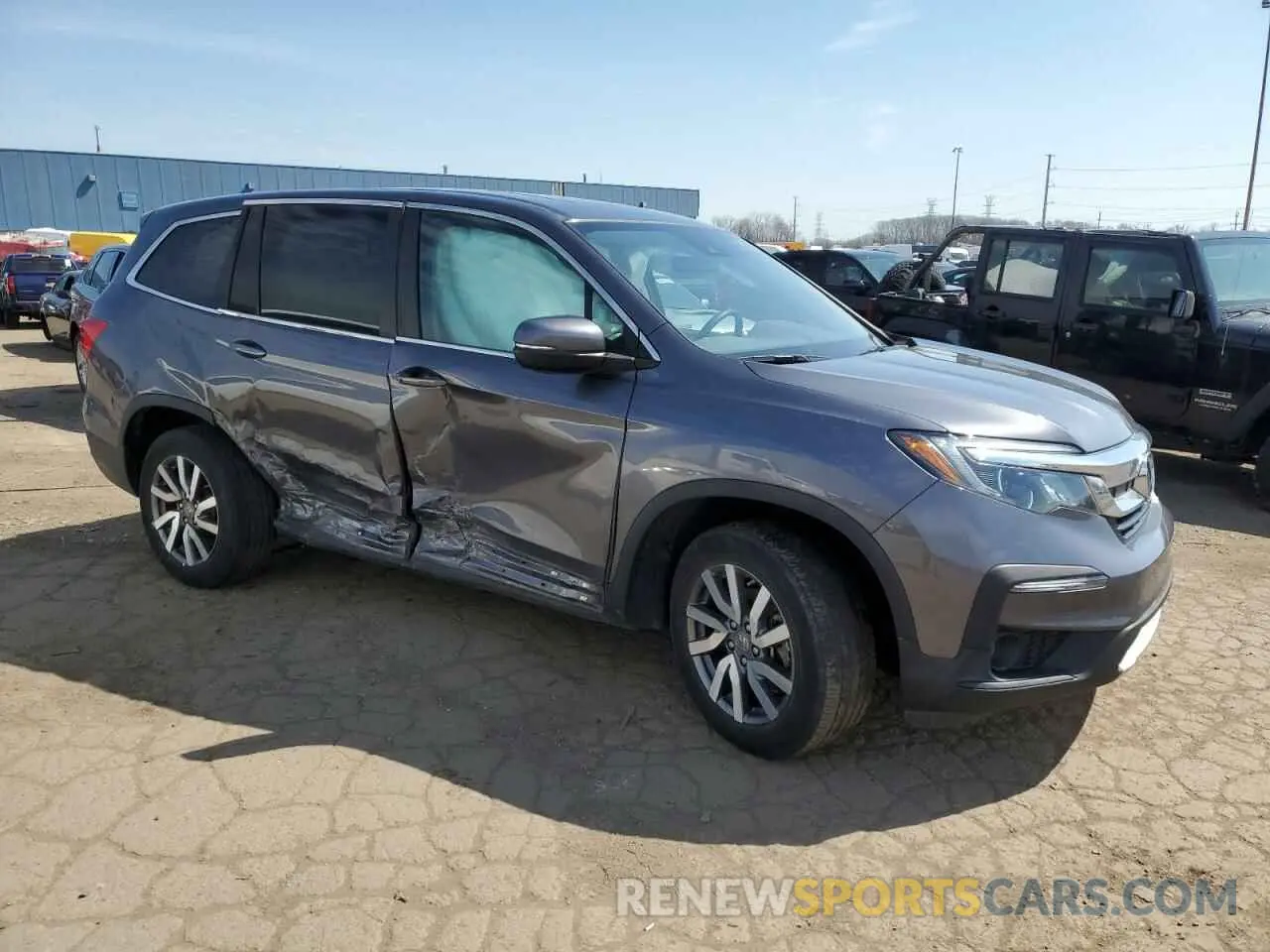 4 Photograph of a damaged car 5FNYF6H53MB085332 HONDA PILOT 2021