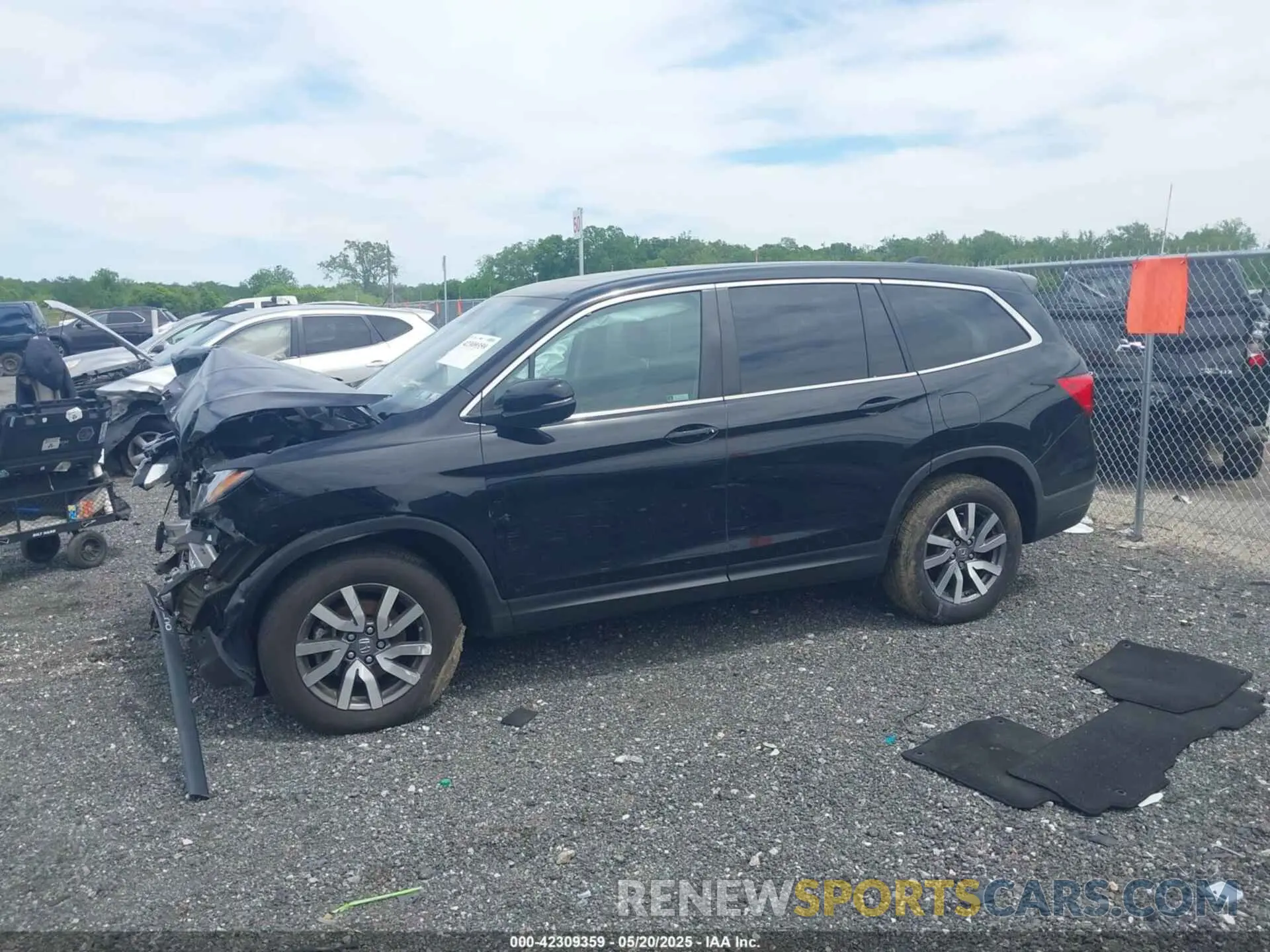 14 Photograph of a damaged car 5FNYF6H53MB097089 HONDA PILOT 2021
