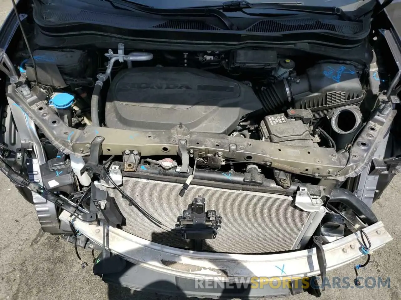 12 Photograph of a damaged car 5FNYF6H54MB052212 HONDA PILOT 2021