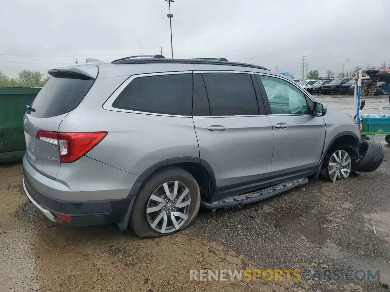 3 Photograph of a damaged car 5FNYF6H54MB100551 HONDA PILOT 2021