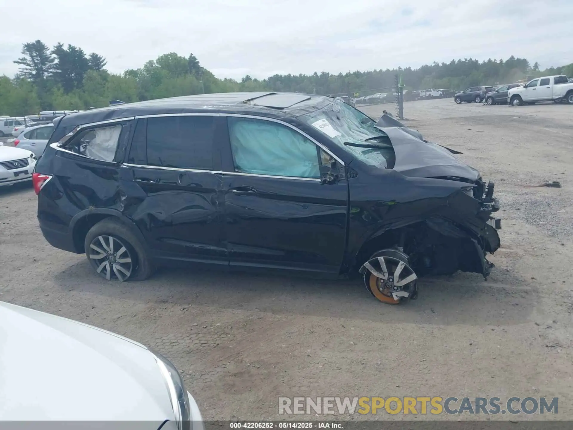 12 Photograph of a damaged car 5FNYF6H55MB069844 HONDA PILOT 2021
