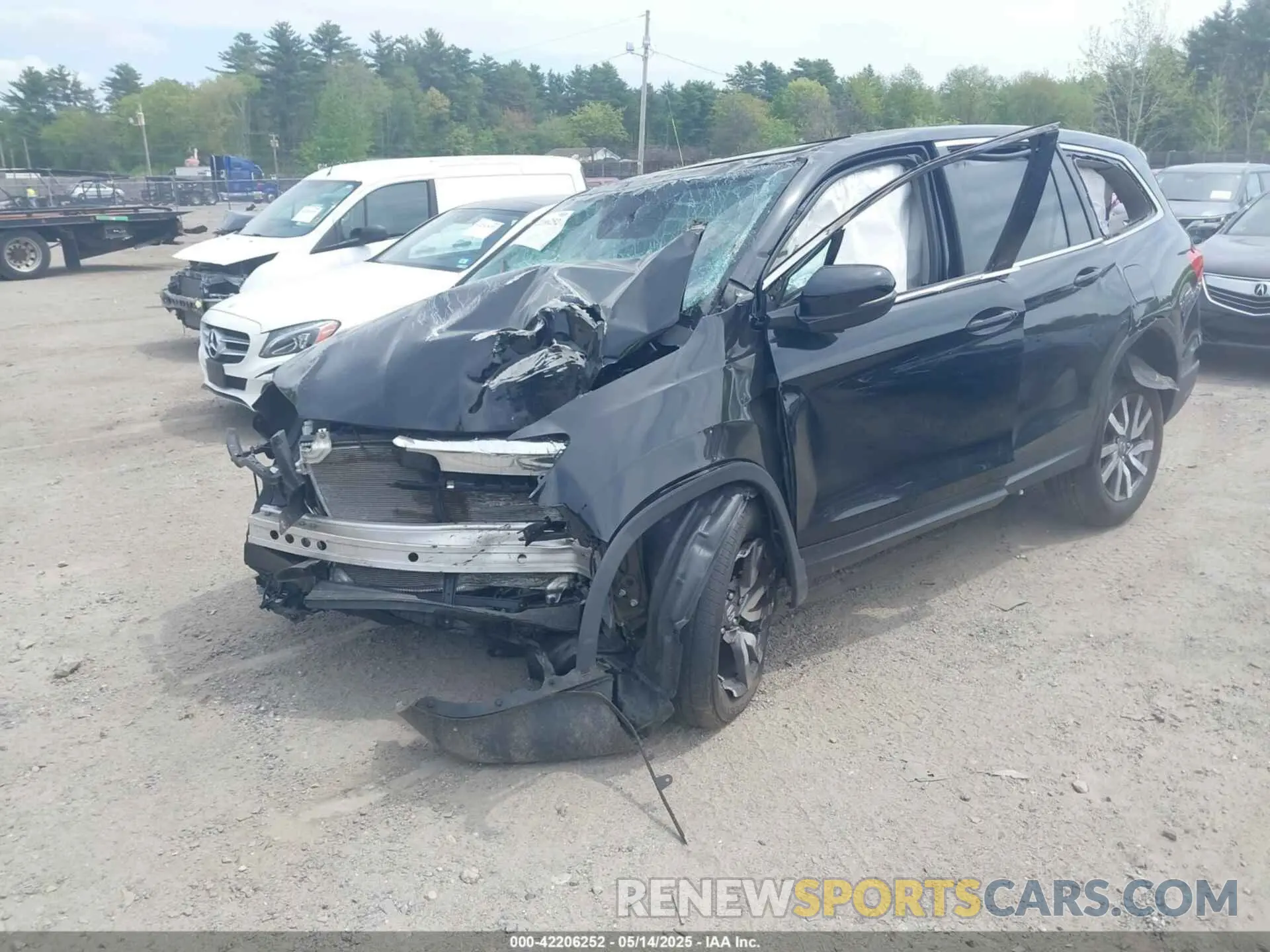 2 Photograph of a damaged car 5FNYF6H55MB069844 HONDA PILOT 2021