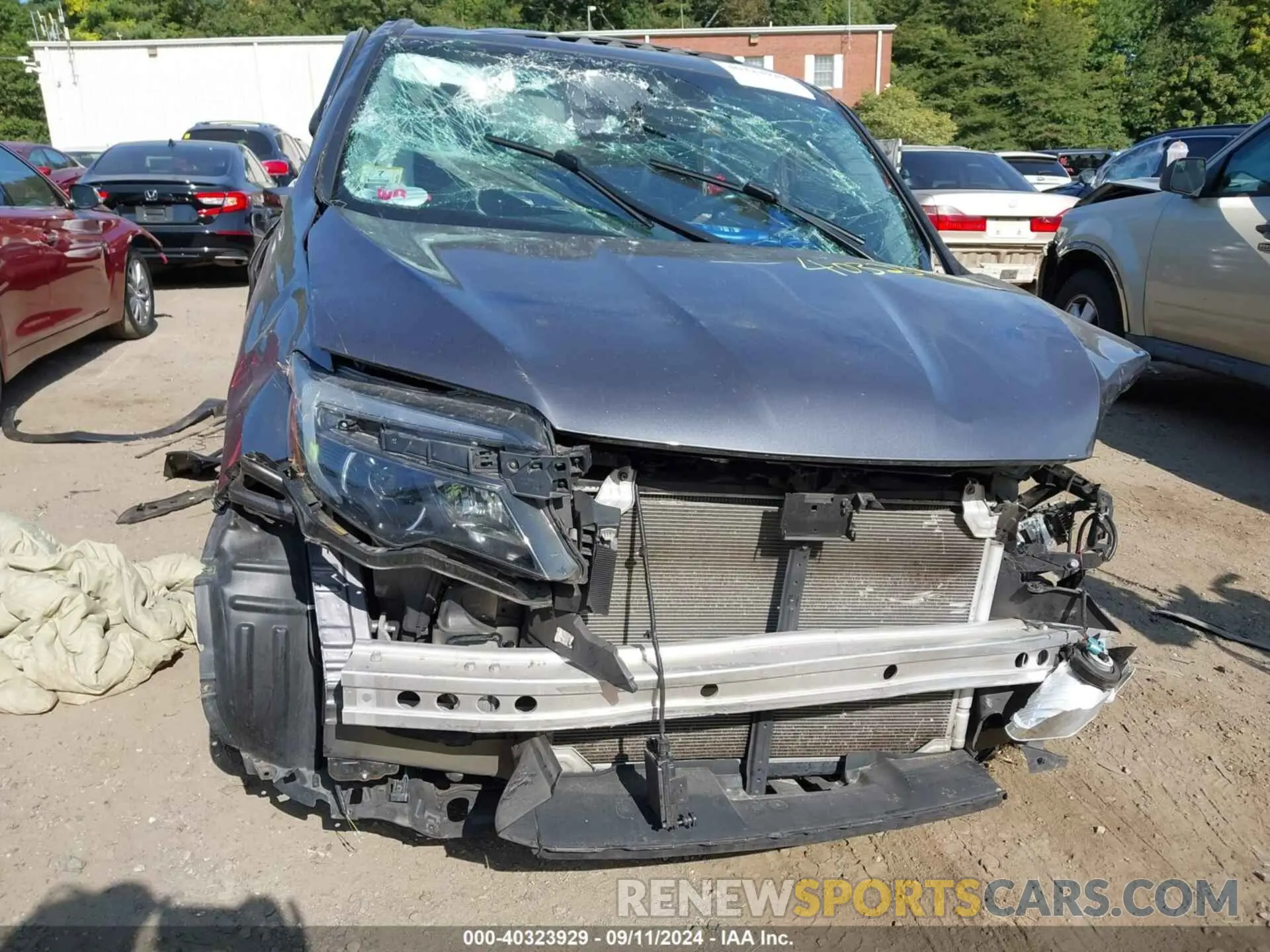 13 Photograph of a damaged car 5FNYF6H56MB010172 HONDA PILOT 2021